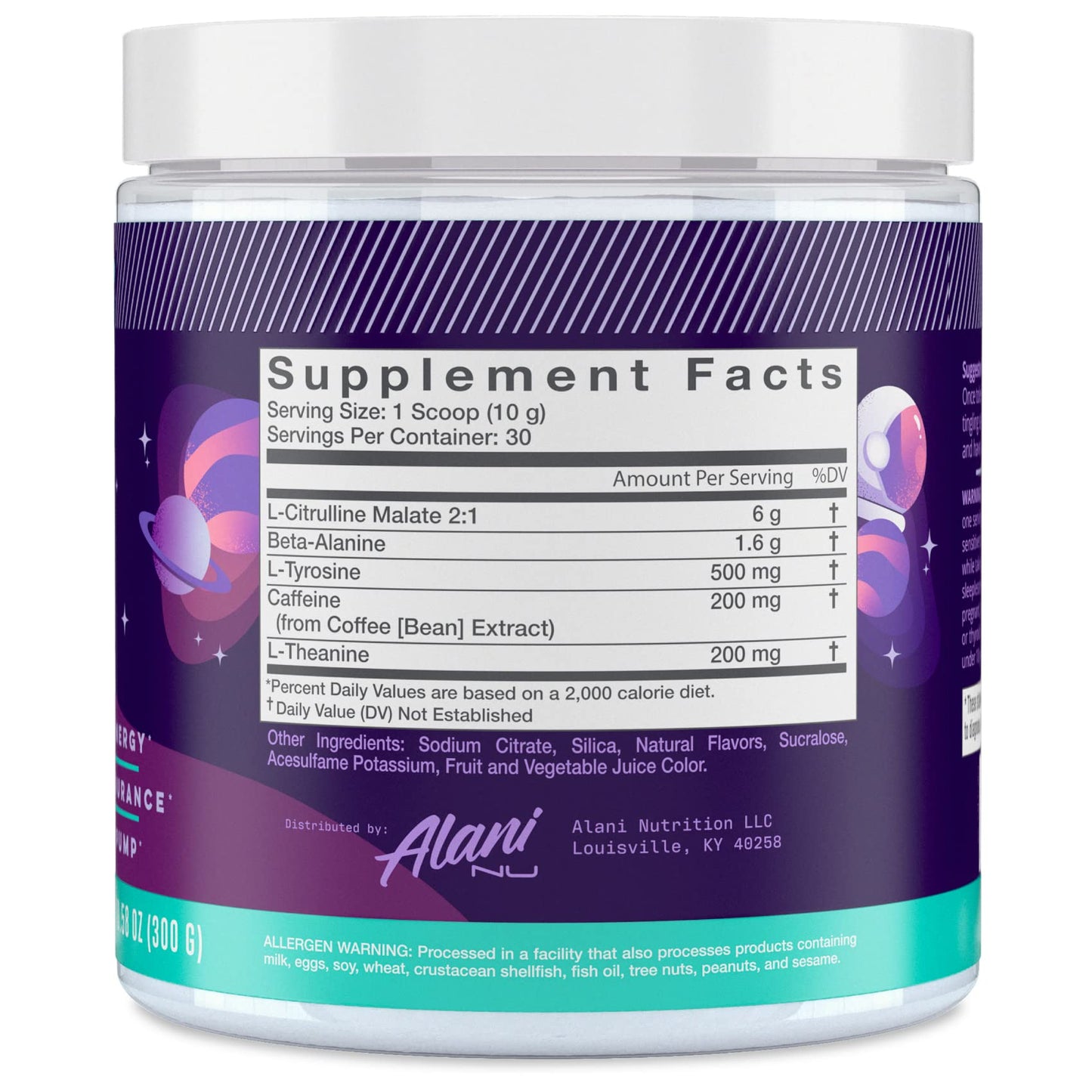 Alani Nu Pre Workout Cosmic Stardust Powder 10.2 oz