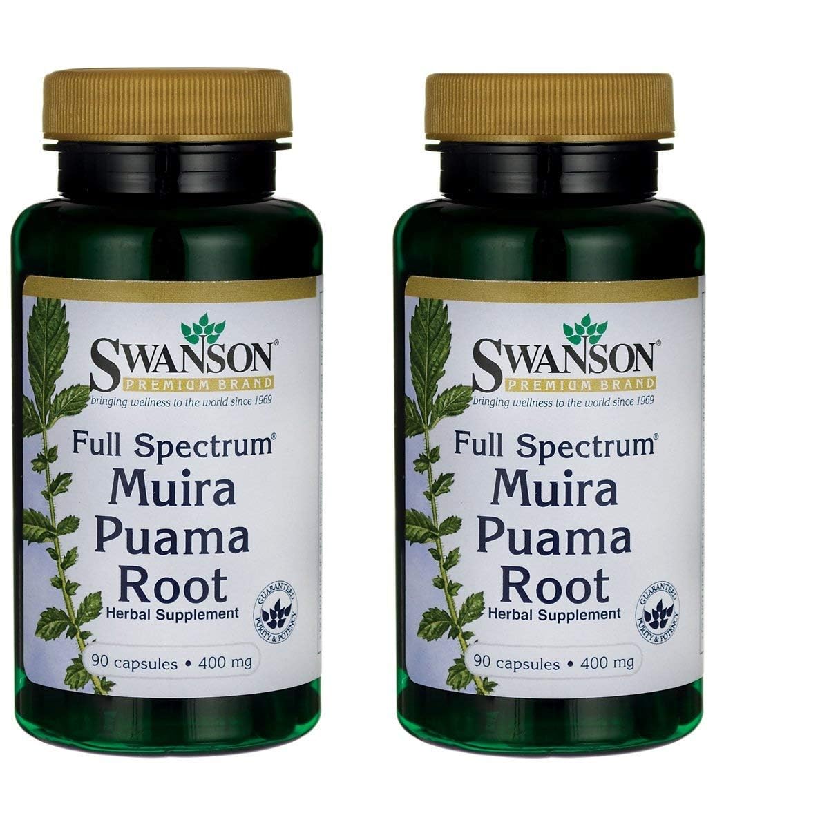 Swanson Muira Puama Root Sexual Health Virility Libido Boost Support Men's Women's Supplement 400 mg, 180 Capsules