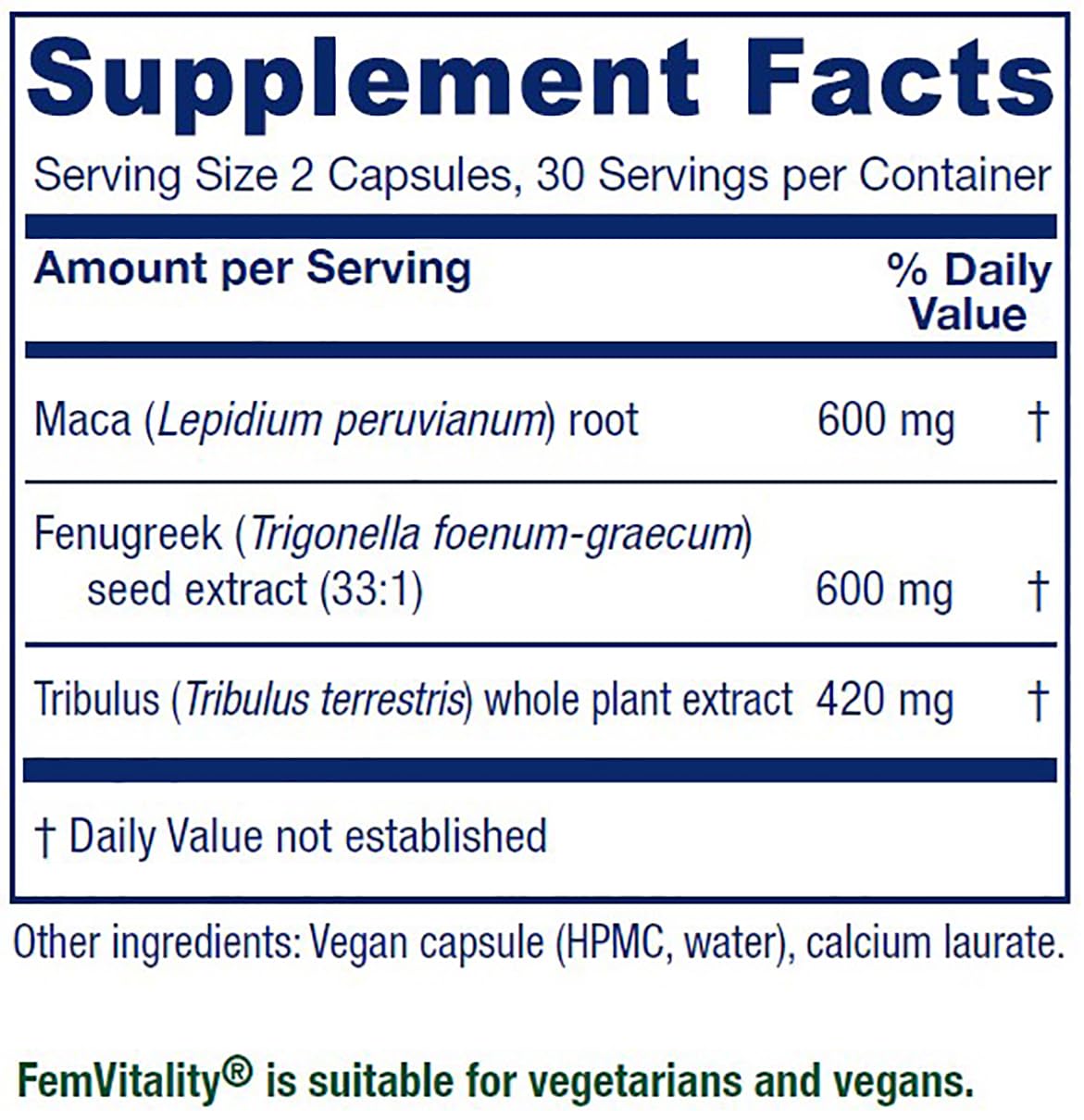 Vitanica FemVitality Libido Supplement for Women Capsule, 60 Capsules