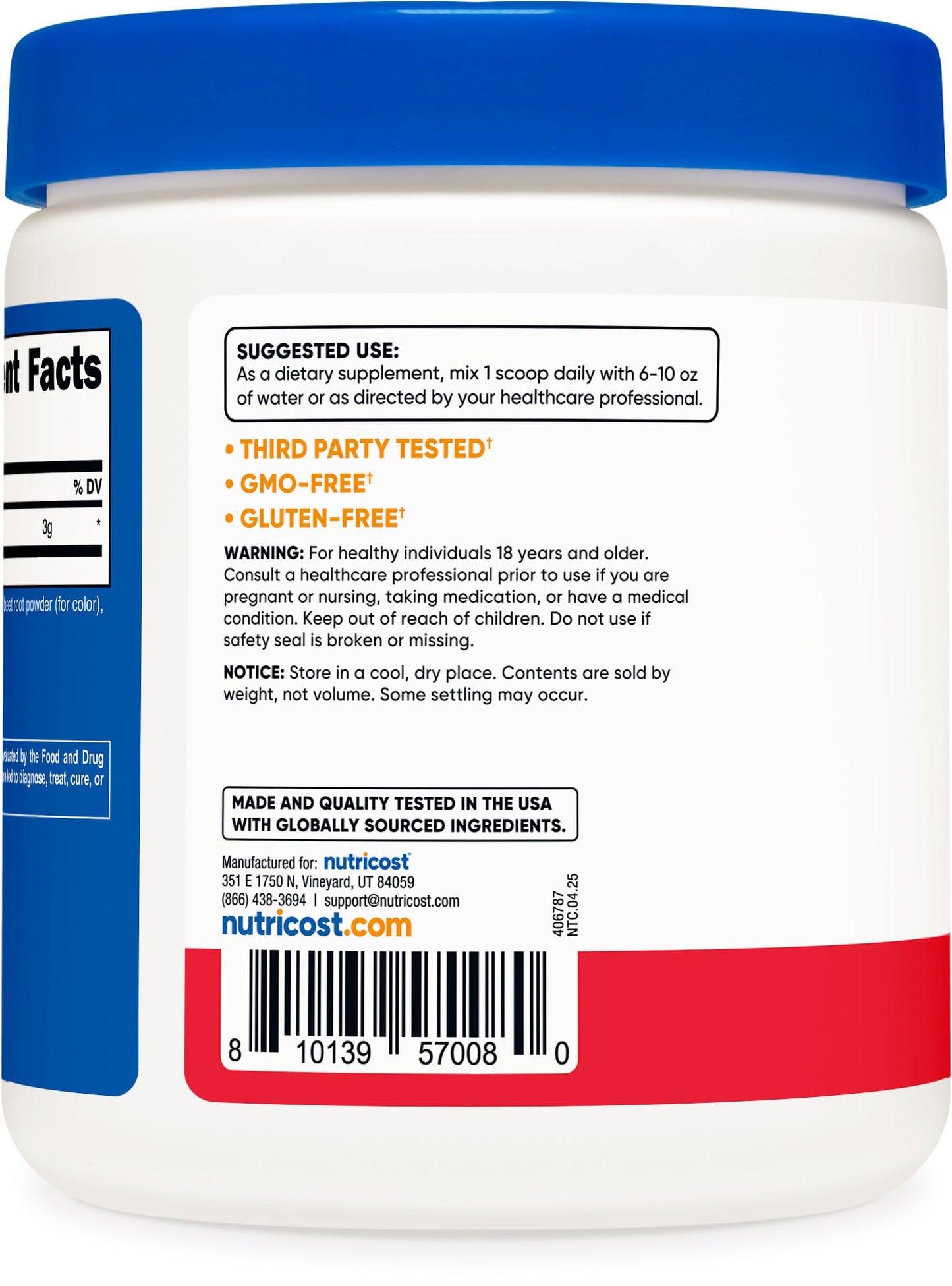 Nutricost L-Citrulline Malate 2:1 Powder, 75 Servings