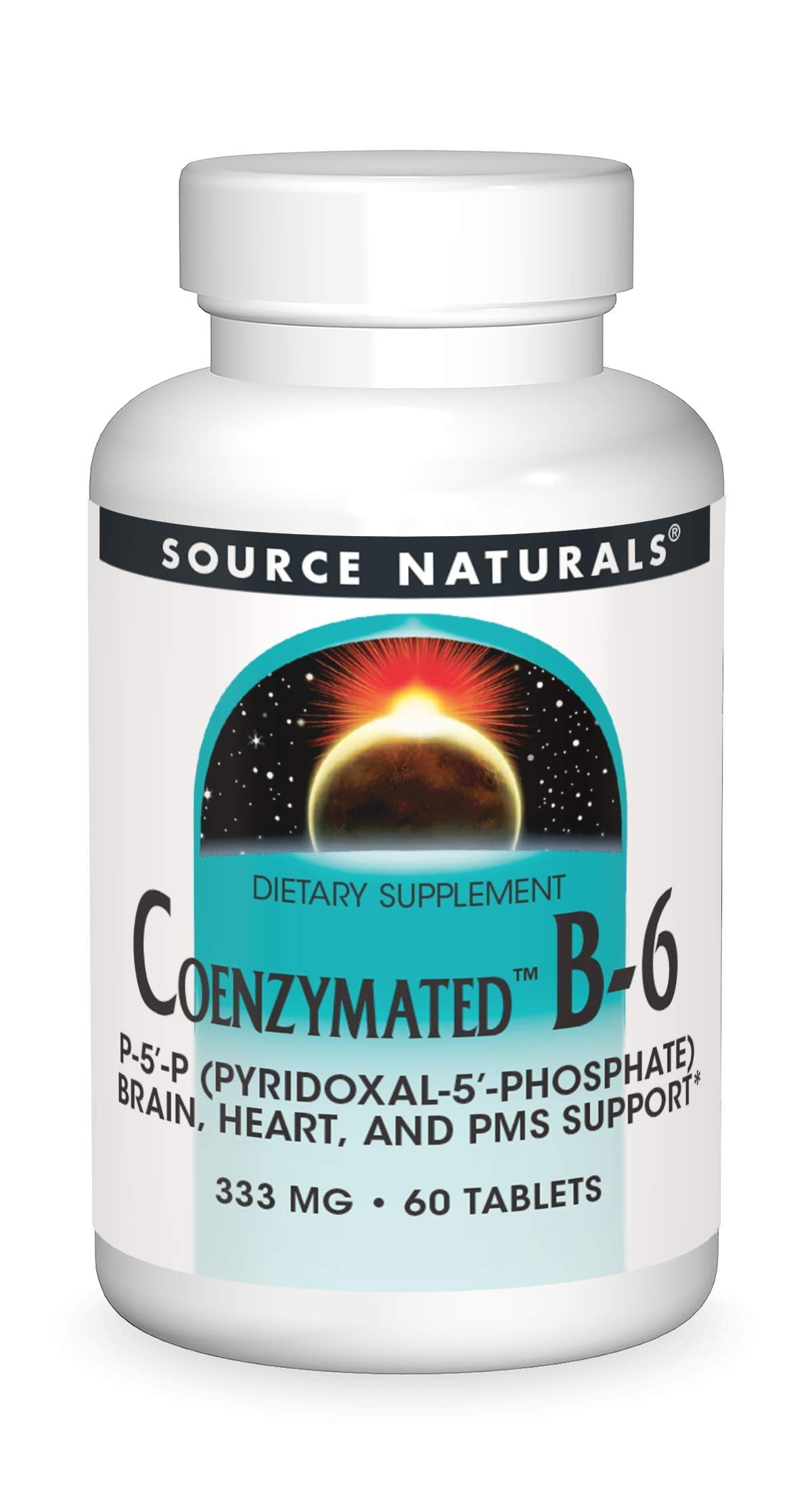 Source Naturals Coenzymated B-6 (333mg) Tablet, 60 Tablets