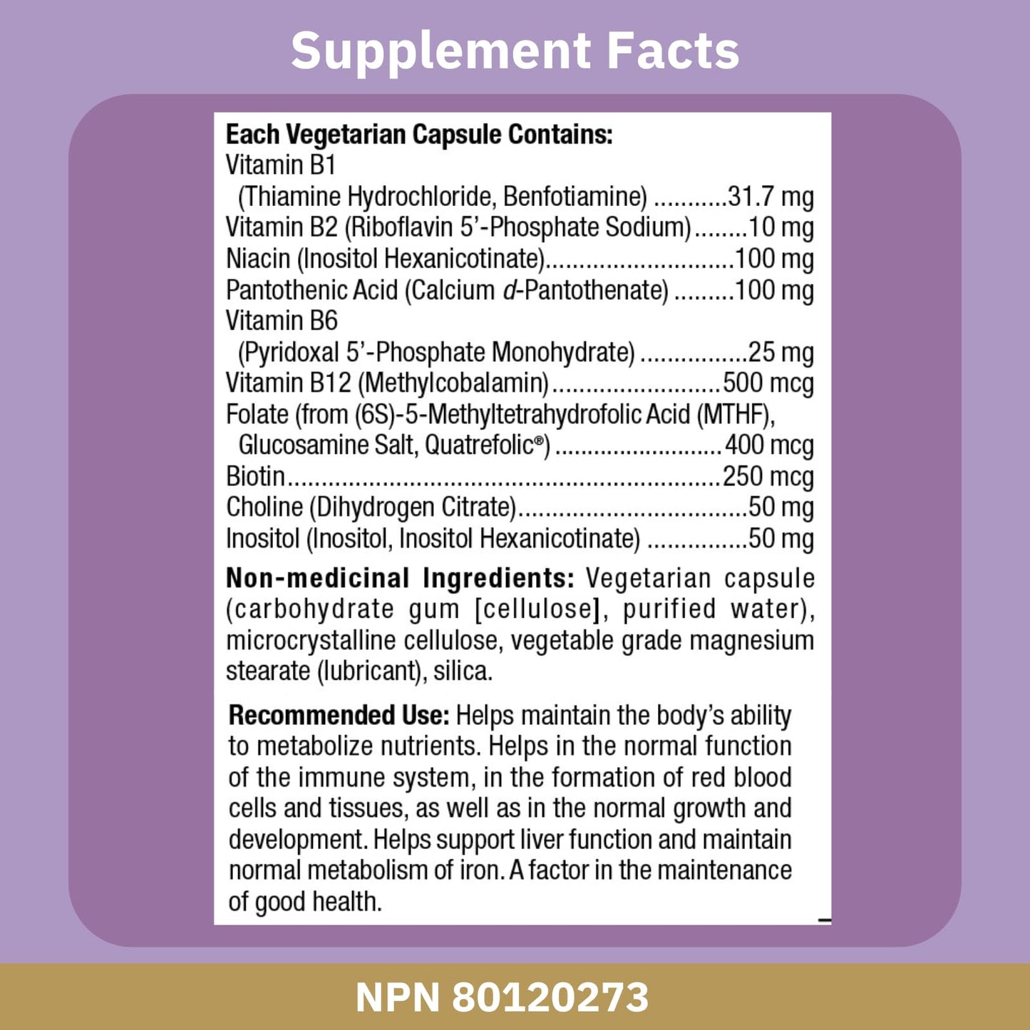 Bioclinic Naturals Enhanced B Complex Softgels 60 Count