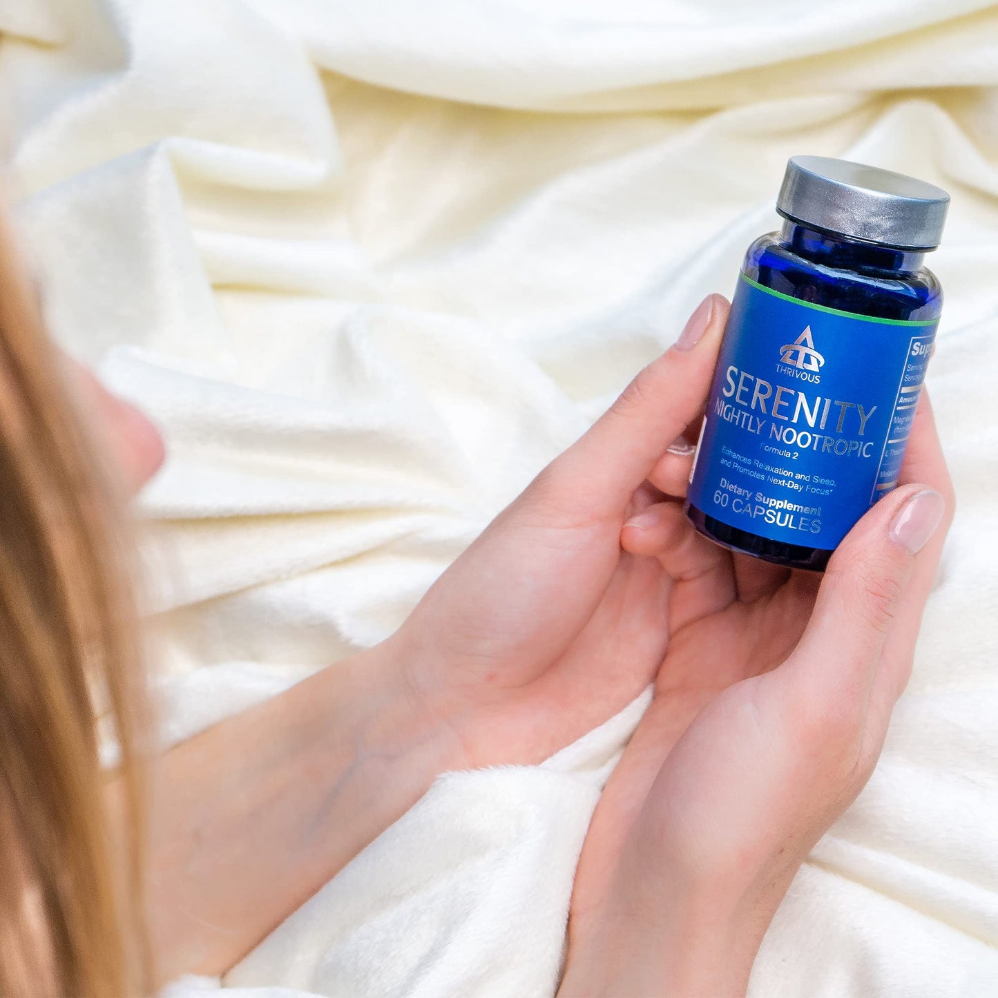 Thrivous Serenity Nightly Nootropic Sleep & Relaxation, 60 Capsules