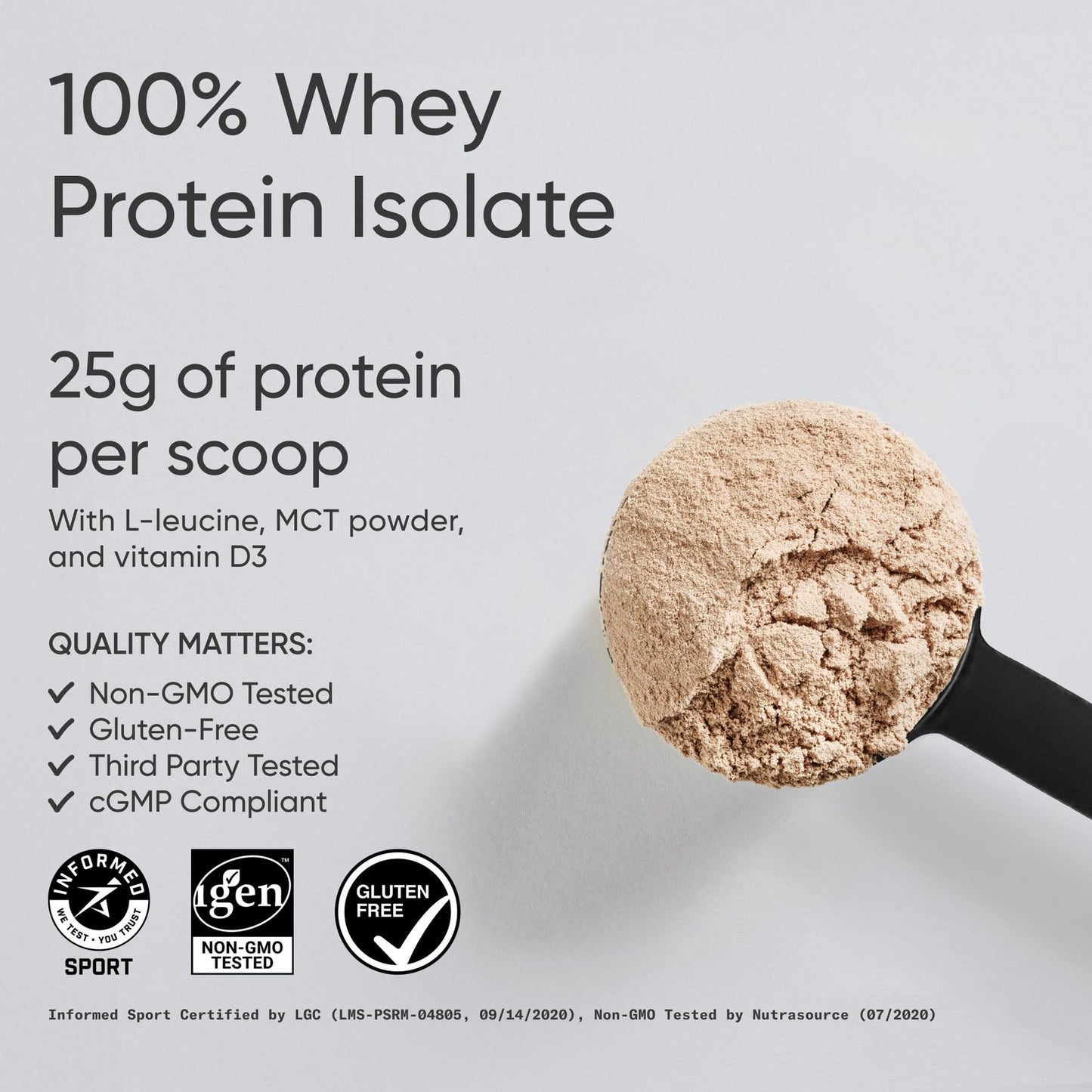 Sports Research Recovery Pack L-Glutamine, Creatine Monohydrate and Whey Protein