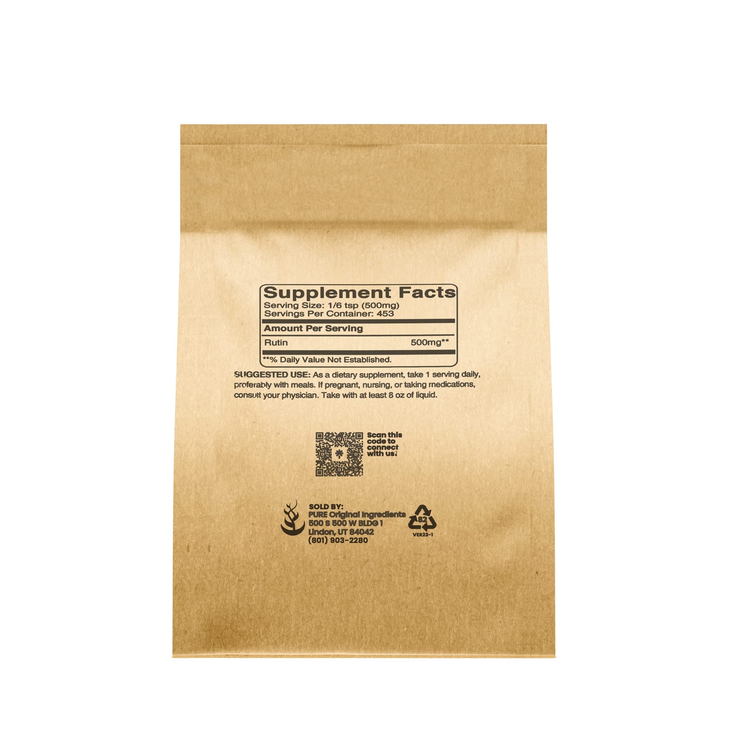 PURE ORIGINAL INGREDIENTS Rutin Powder 8