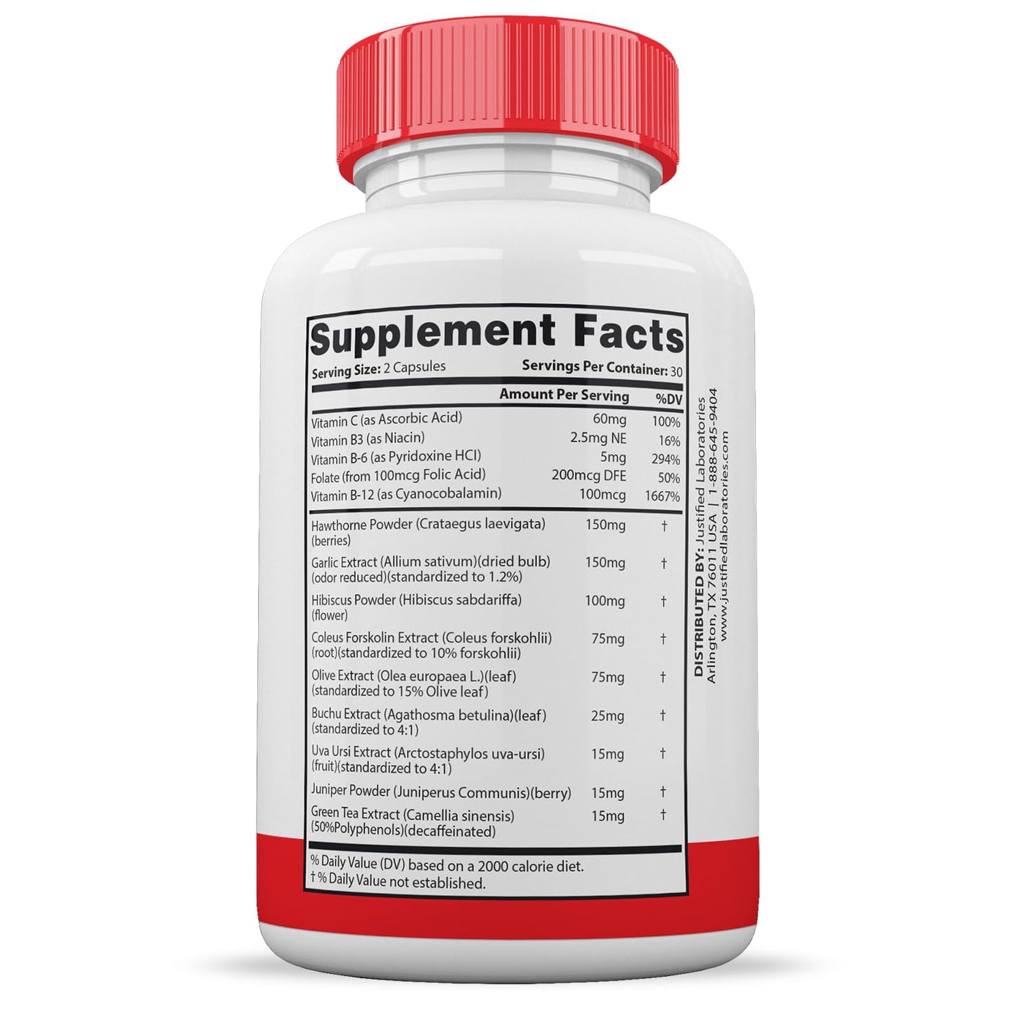 Justified Laboratories Glyco Boost 688MG Glycogen Support Premium Formula Glycoboost Gluco Support, Capsules, 120 Capsules