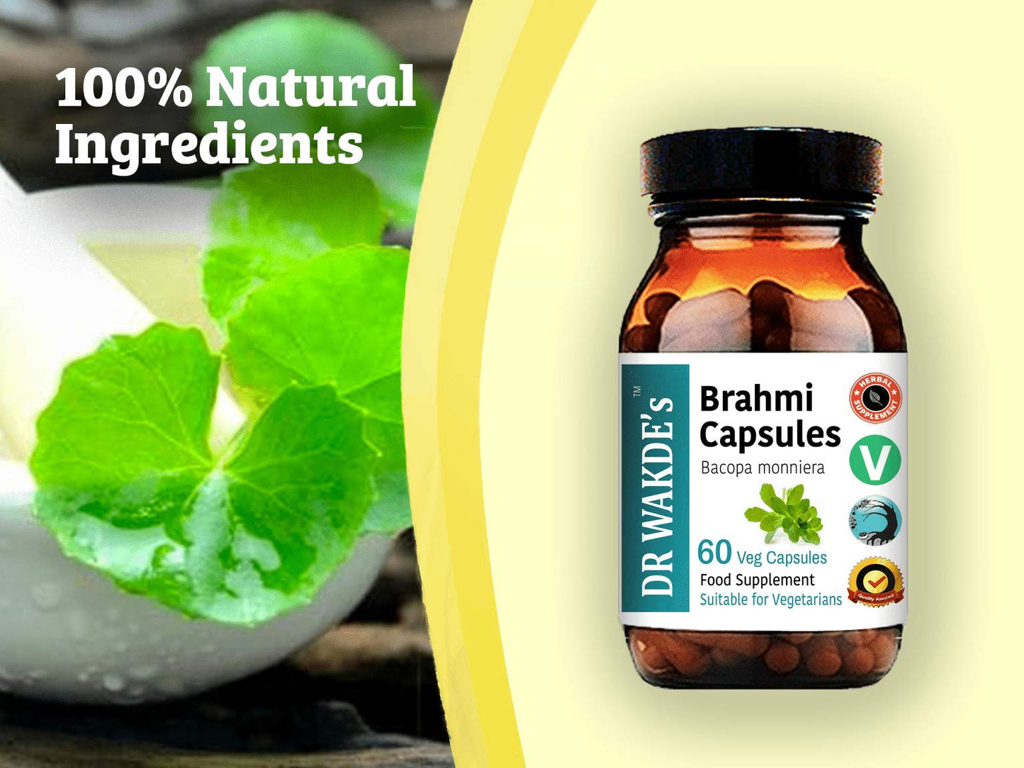 DR WAKDE's Brahmi Capsules 60 Veg Caps