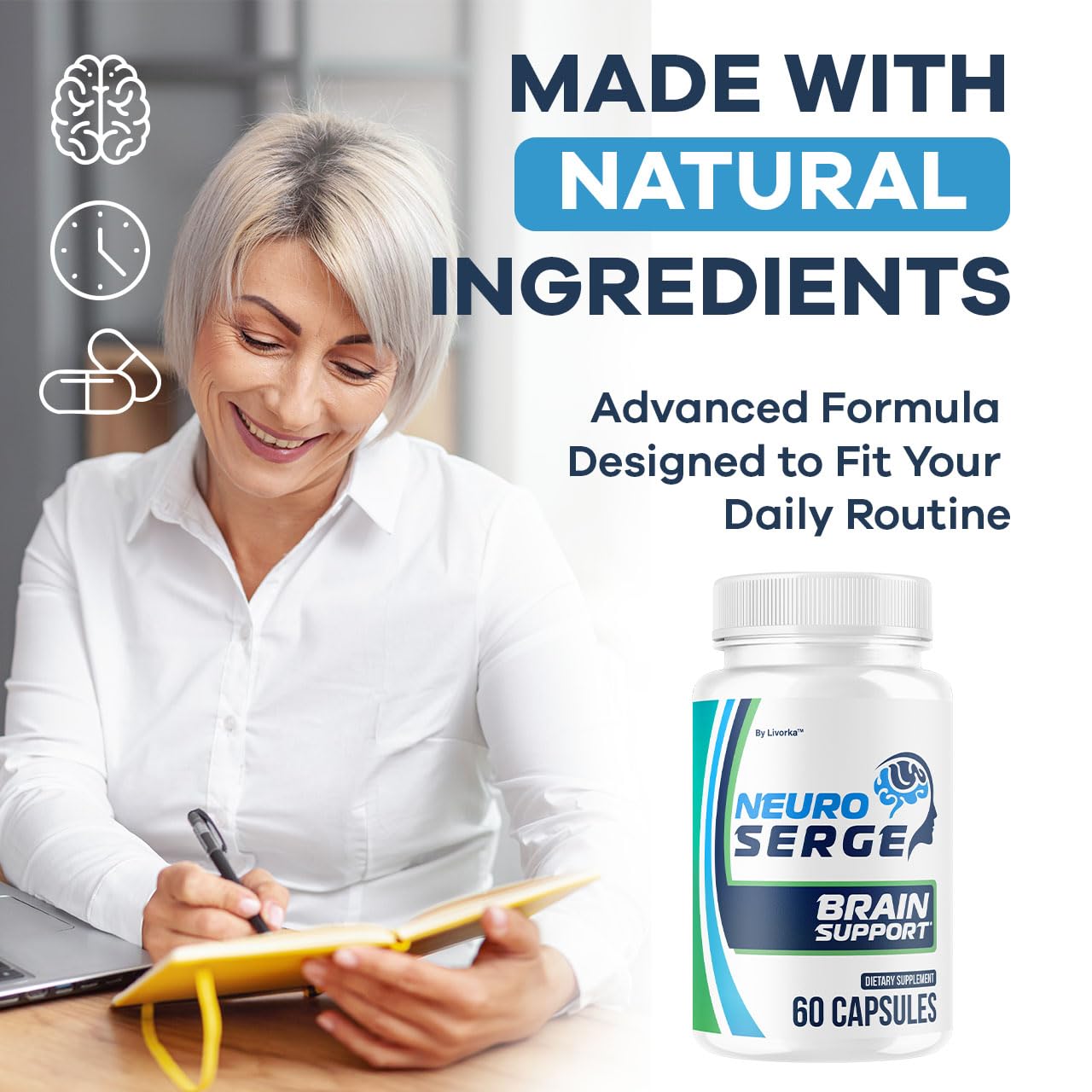 LIVORKA NeuroSerge Capsules 300 Capsules