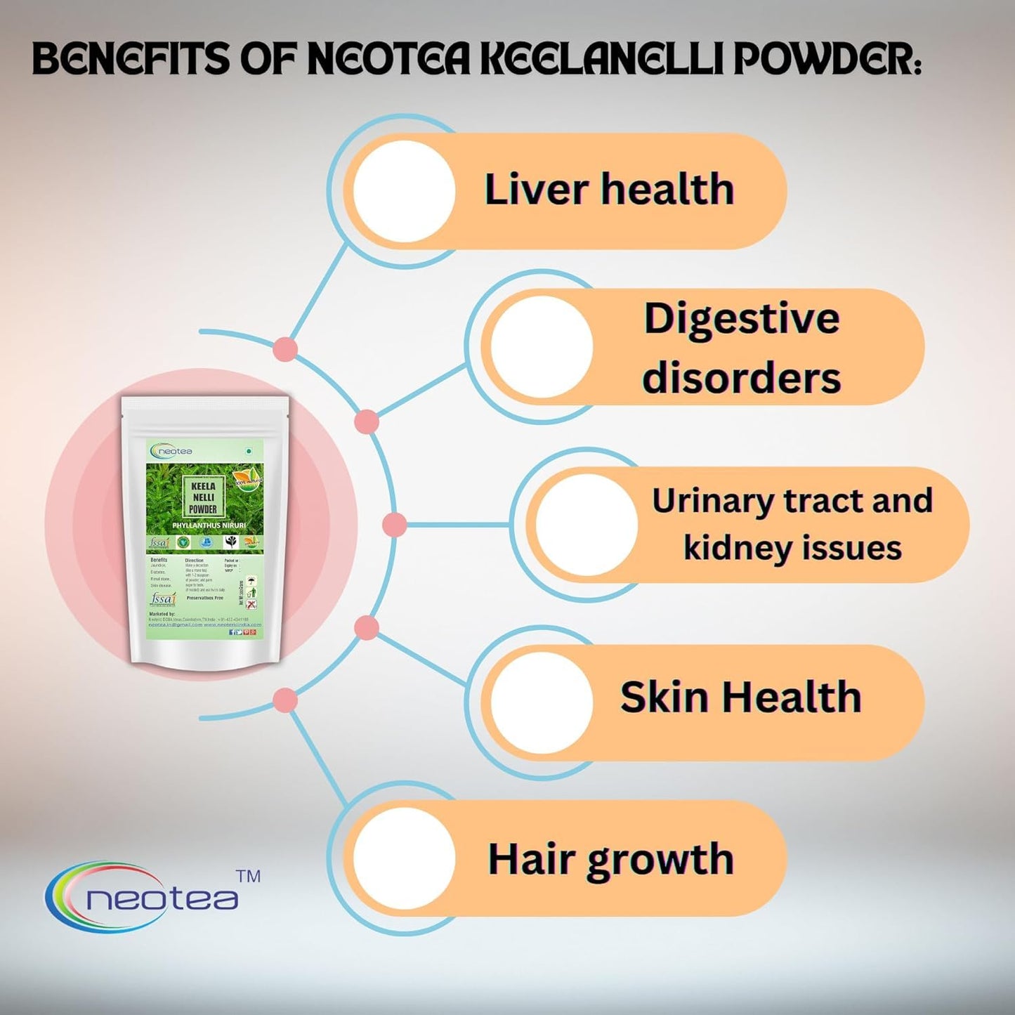 neotea Bhumiamalaki Powder 3.52 Ounce