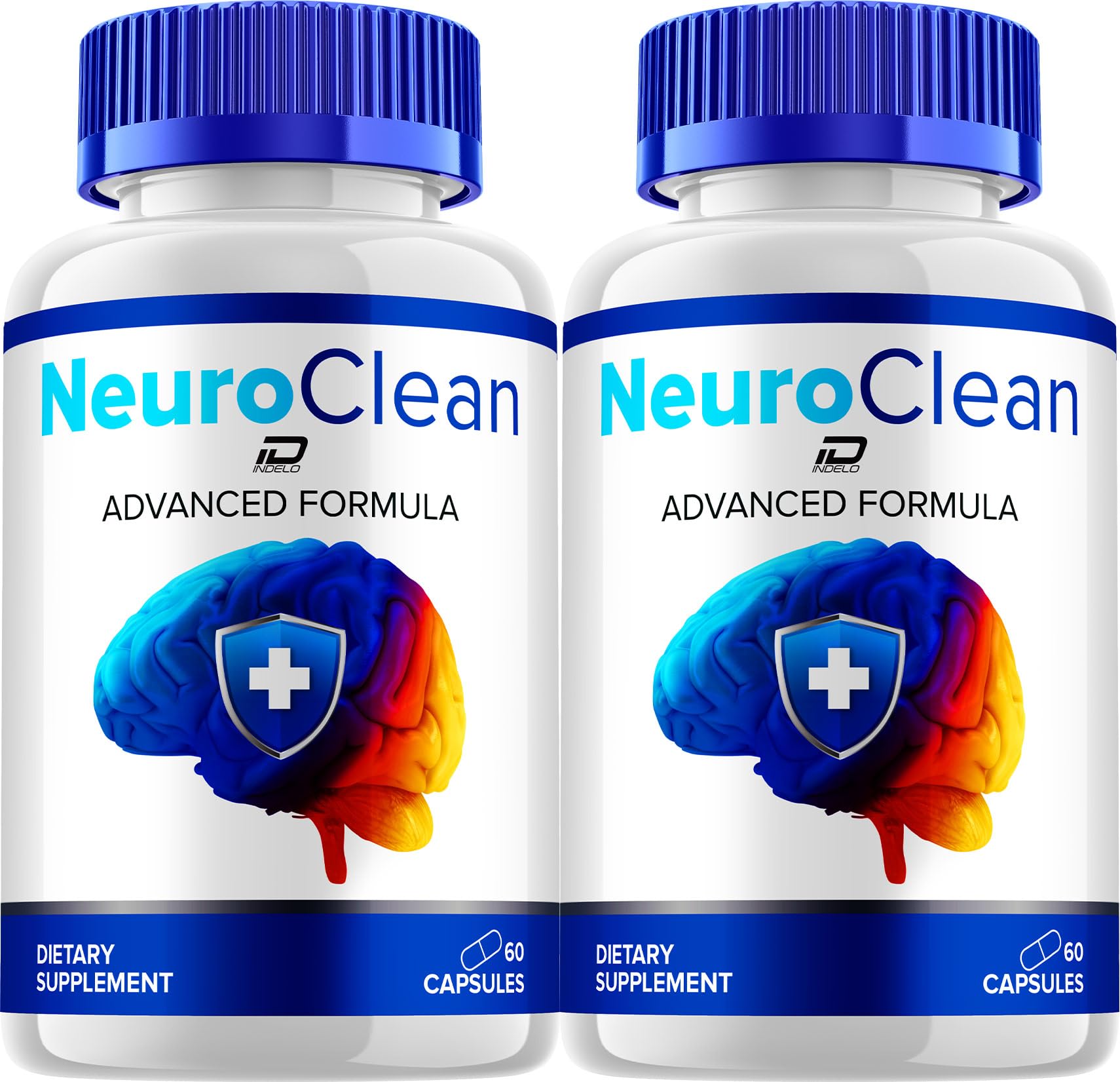 Indelo Neuro Clean Natural Blend Formula Focus Memory Support 120 Capsules