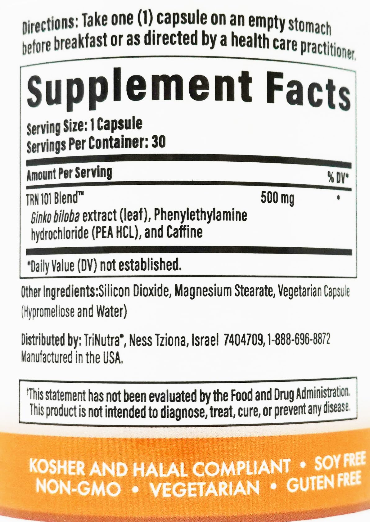 Tri Nutra CogniBen 30 Tablets