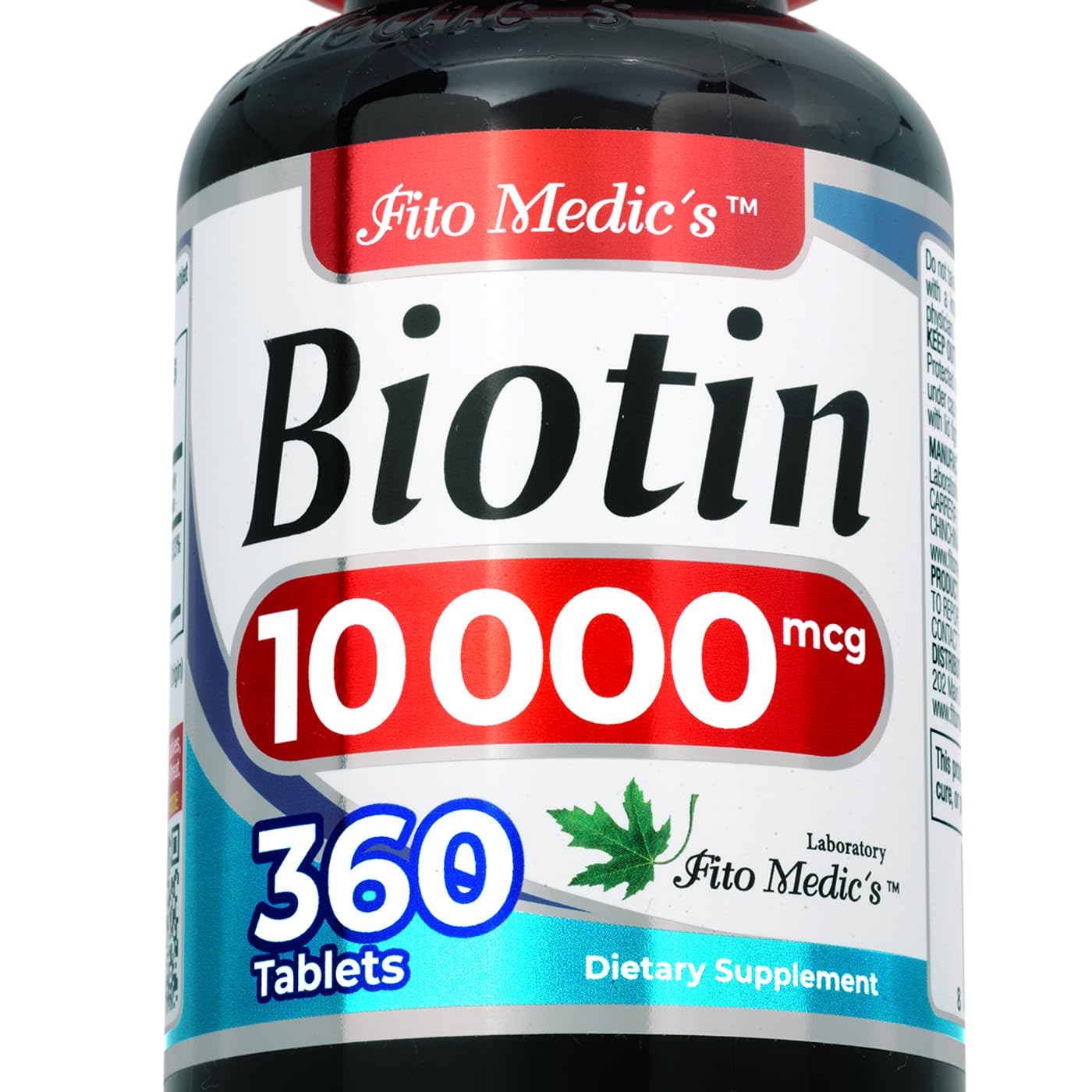 FITO MEDIC'S Biotin Supplement Tablet, 360 Count