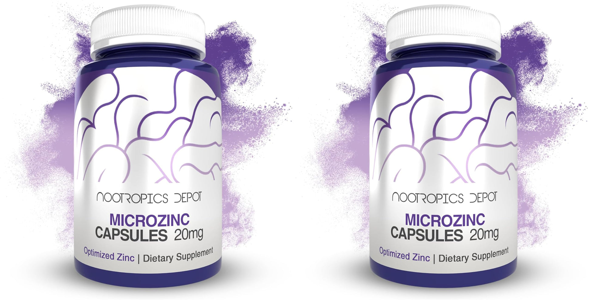 Nootropics Depot MicroZinc Capsules 60 Count