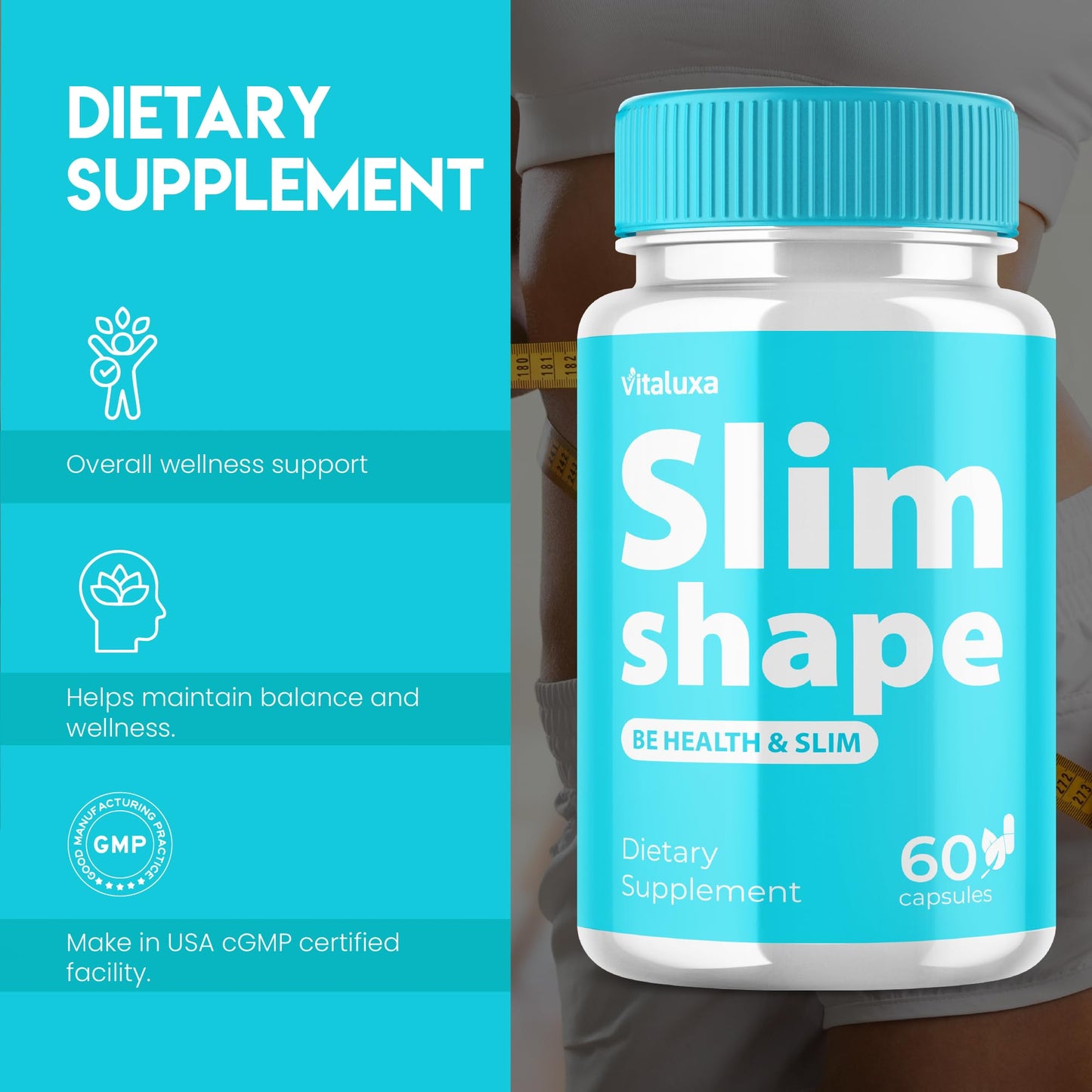 Vitaluxa SlimShape Capsules 120 Count