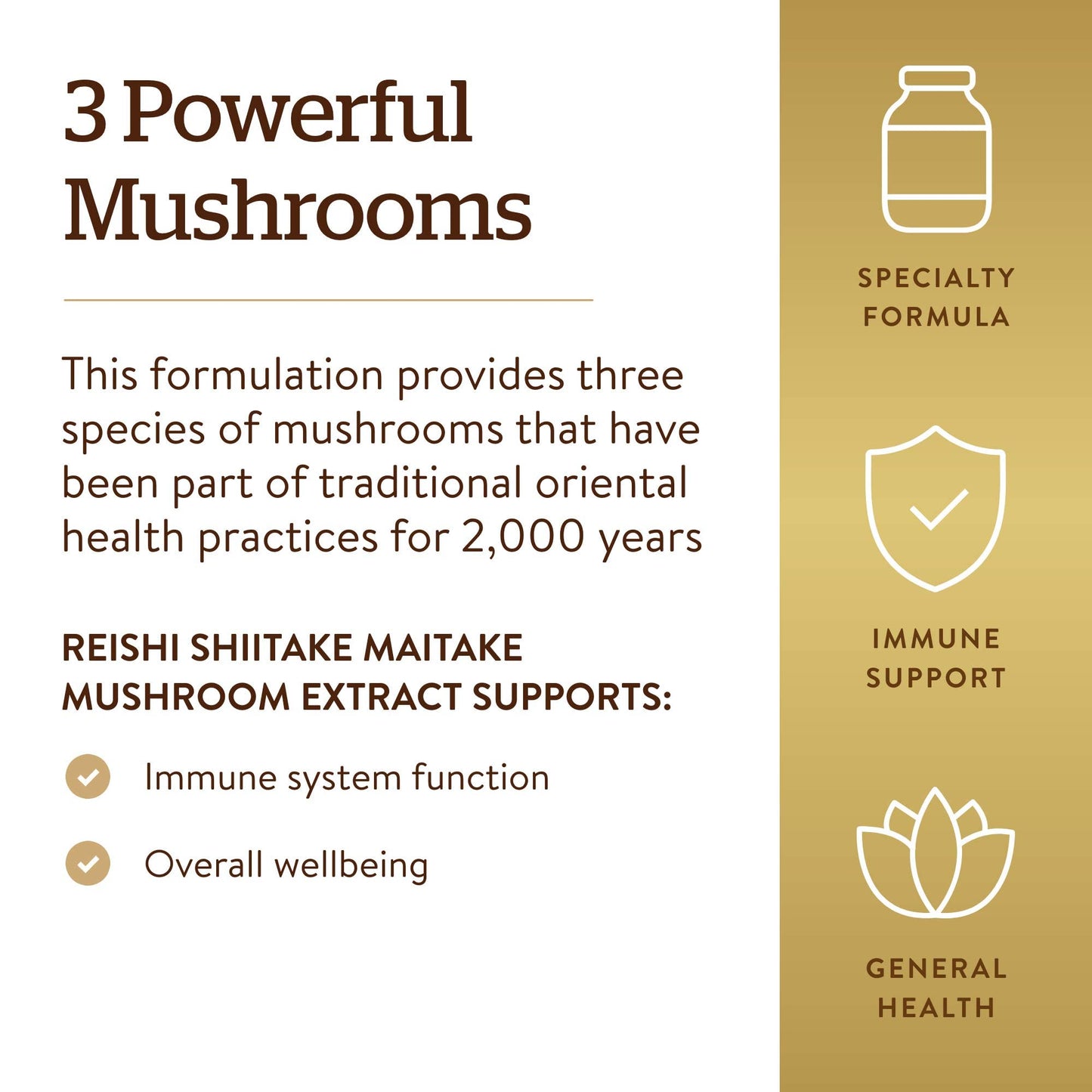 Solgar Multi-Mushroom Complex Capsules 50 Count
