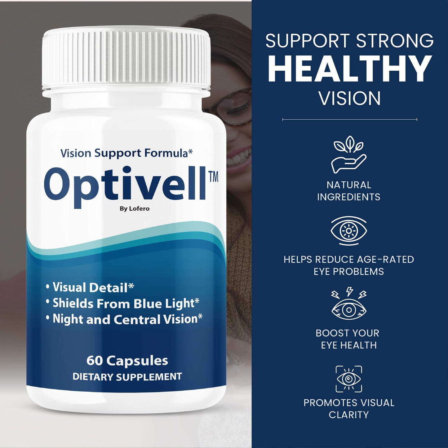 Lofero Optivell Eye Capsules Capsule, 300 ct