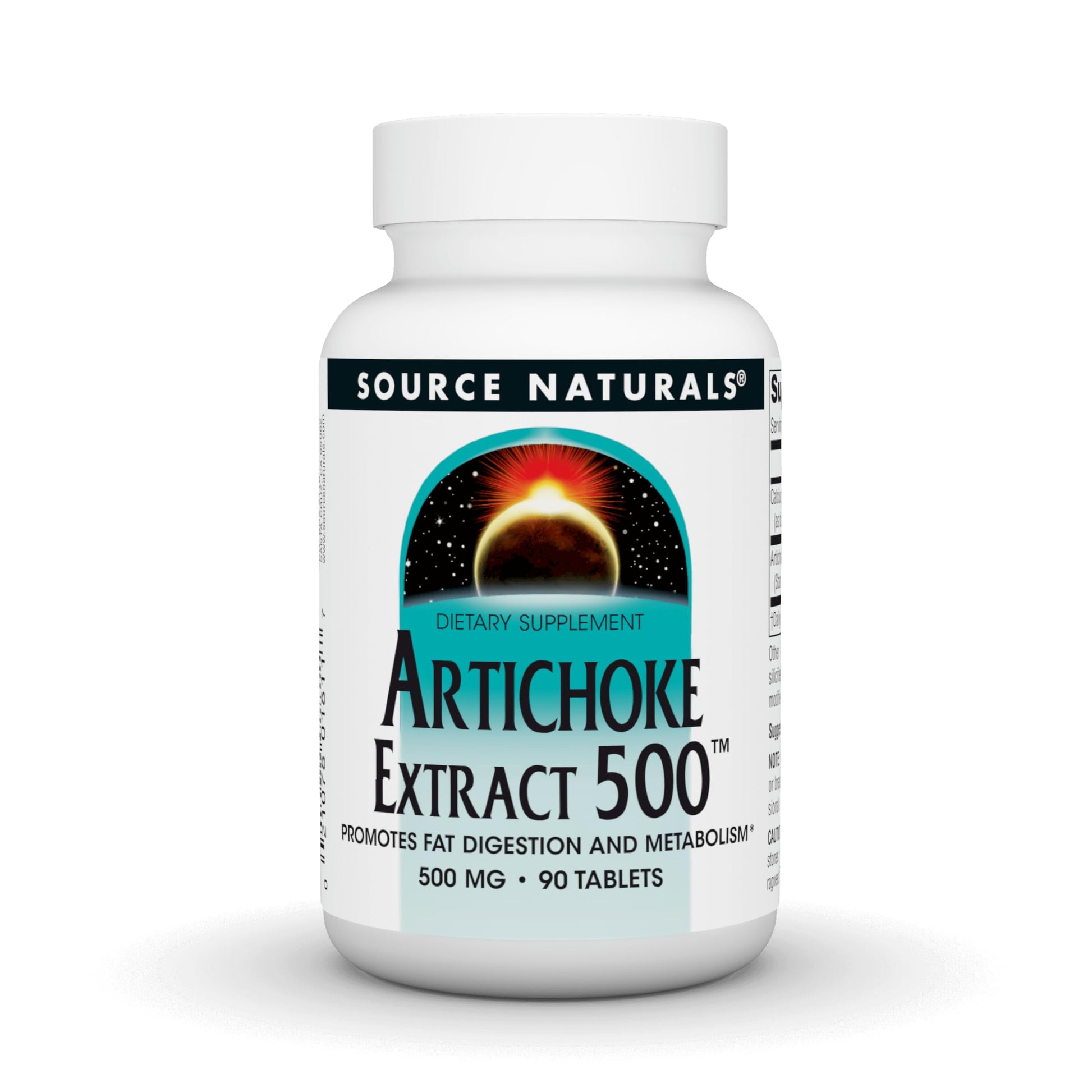 Source Naturals Artichoke Extract 500mg Tablet, 90 Tablets