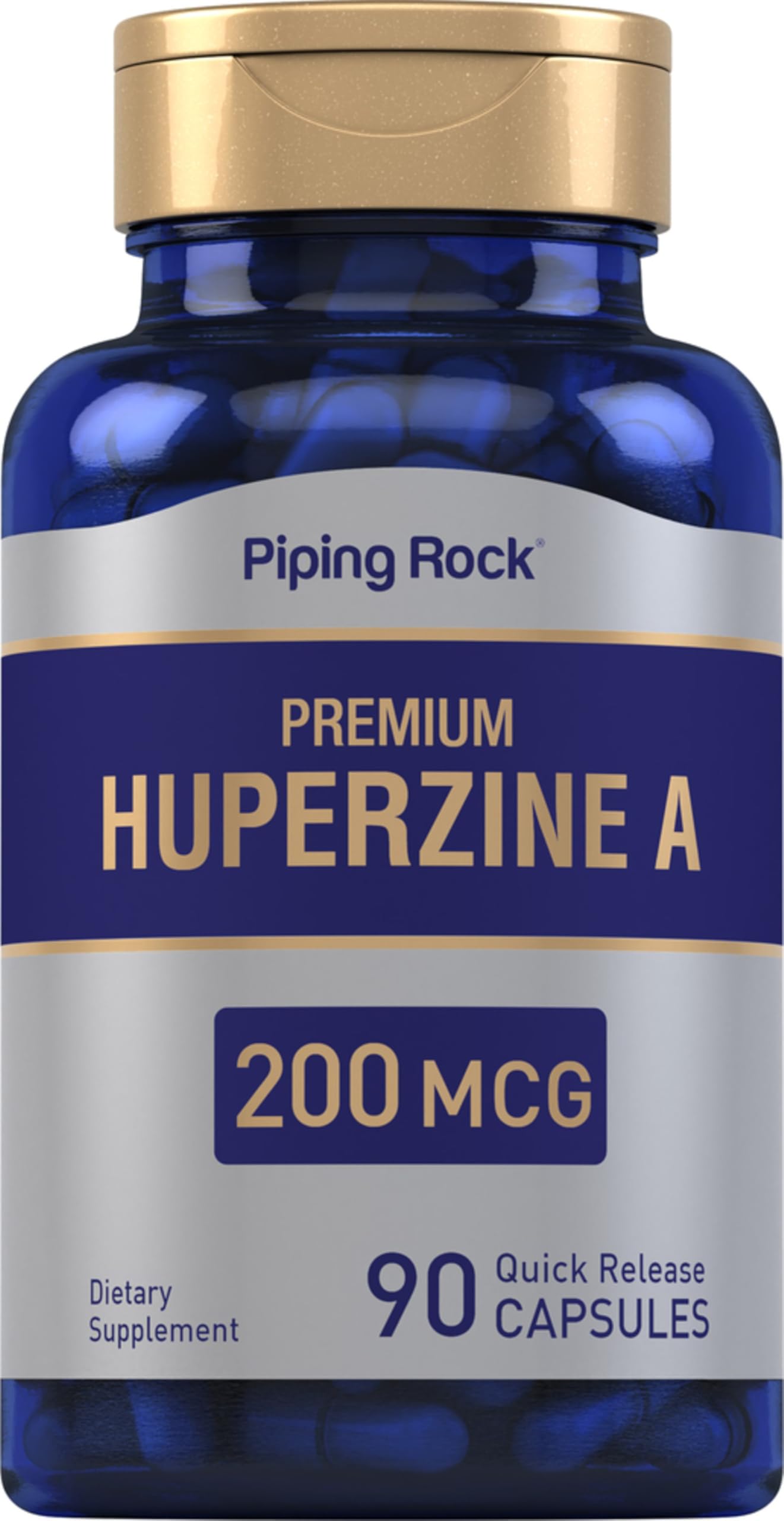 Piping Rock Huperzine A 200 mcg Capsule, 90 Capsules