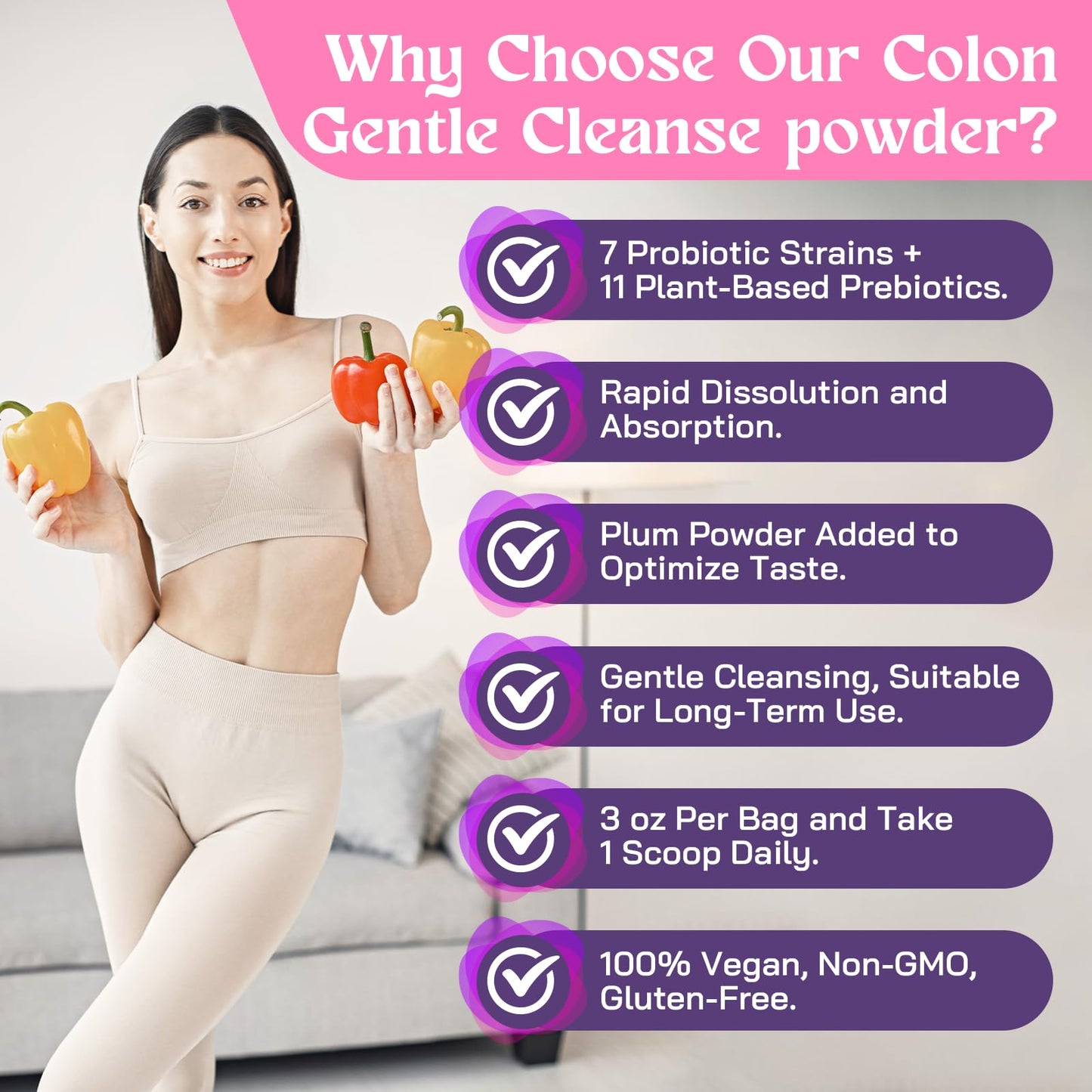 Kusofft Colon Gentle Cleanse & Detox Powder, 5.3 Oz