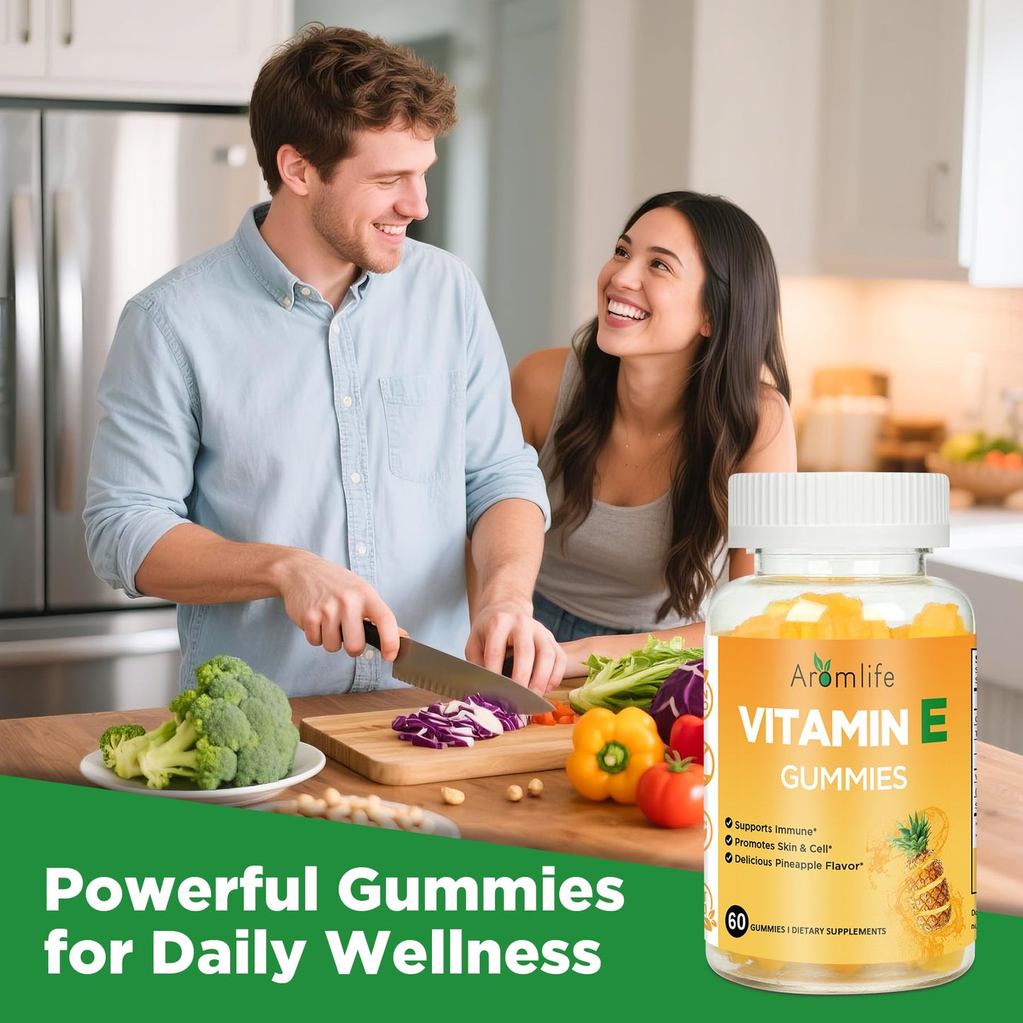 Aromlife Vitamin E 400 IU Gummies 60 Count