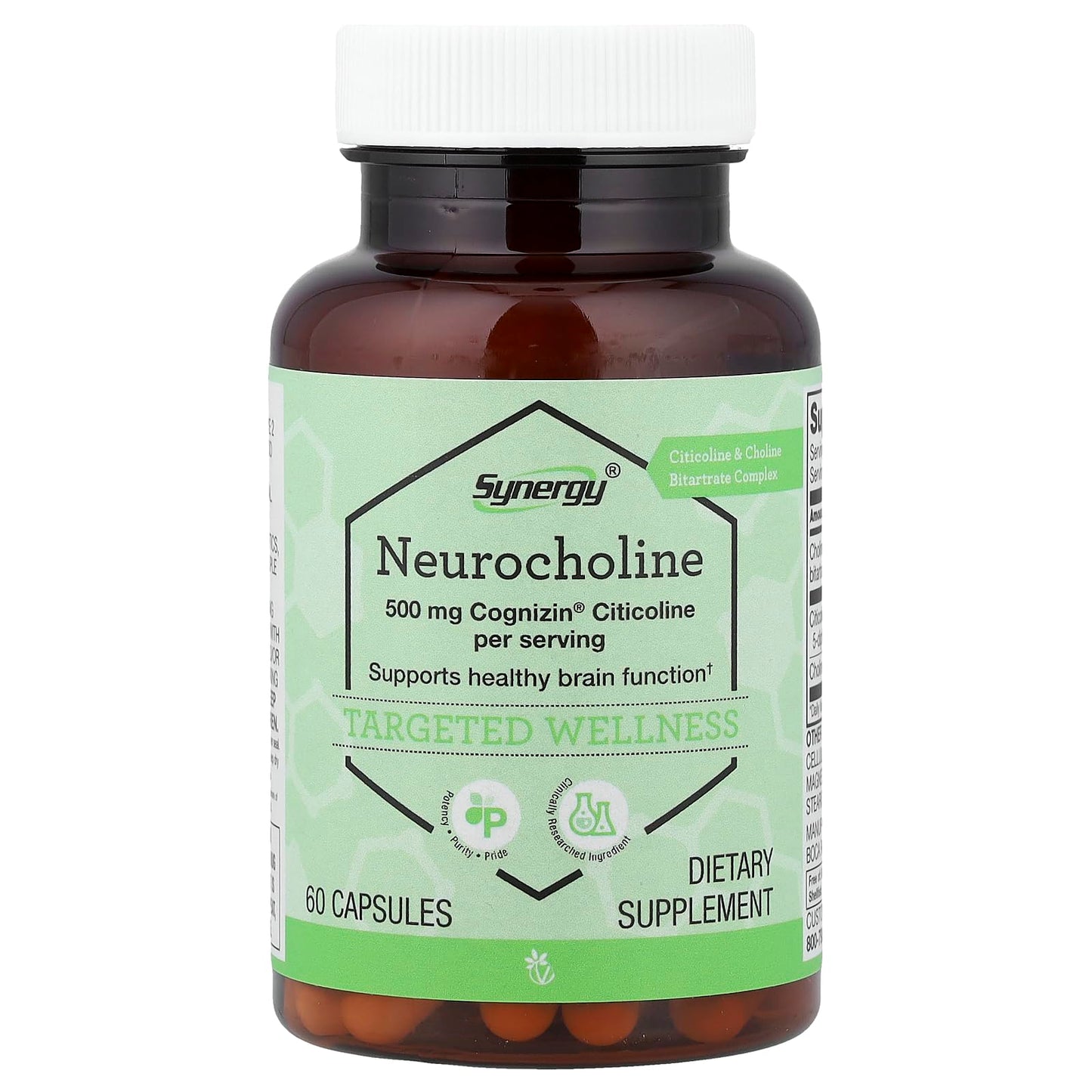 Vitacost Synergy Neurocholine Capsule, 60 Capsules