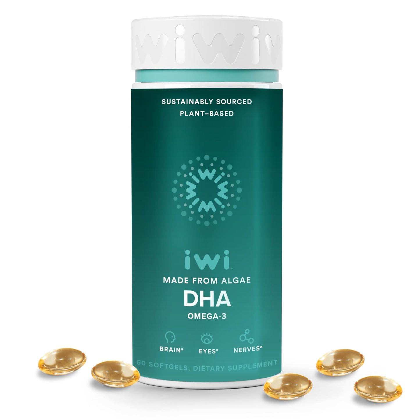 Iwi DHA Omega-3 Softgels 60 Count