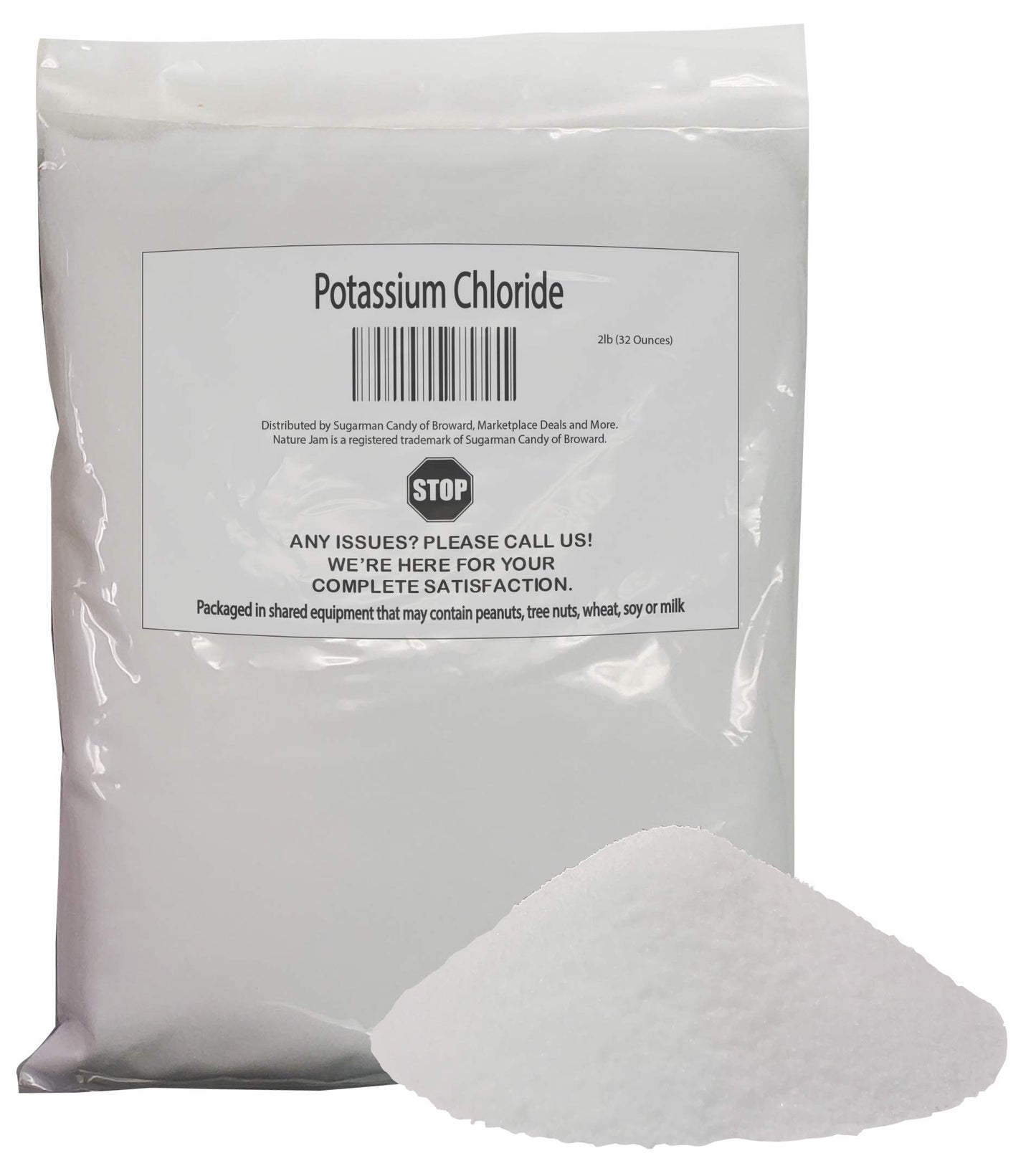 Naturejam Potassium Chloride Powder, 32 Ounce
