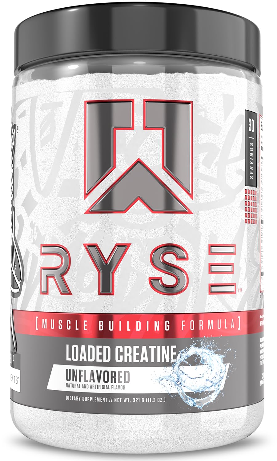 RYSE Up Supplements Loaded Creatine Powder 11.32 oz