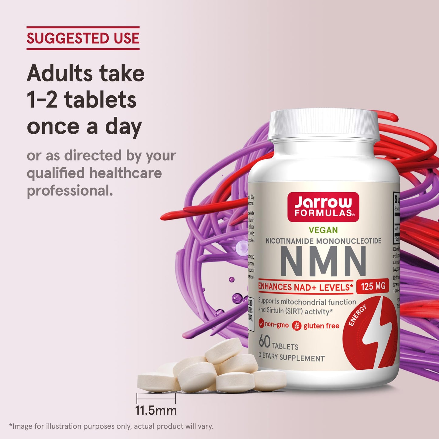 Jarrow Formulas Nicotinamide Mononucleotide (NMN) Tablets 60 Tablets