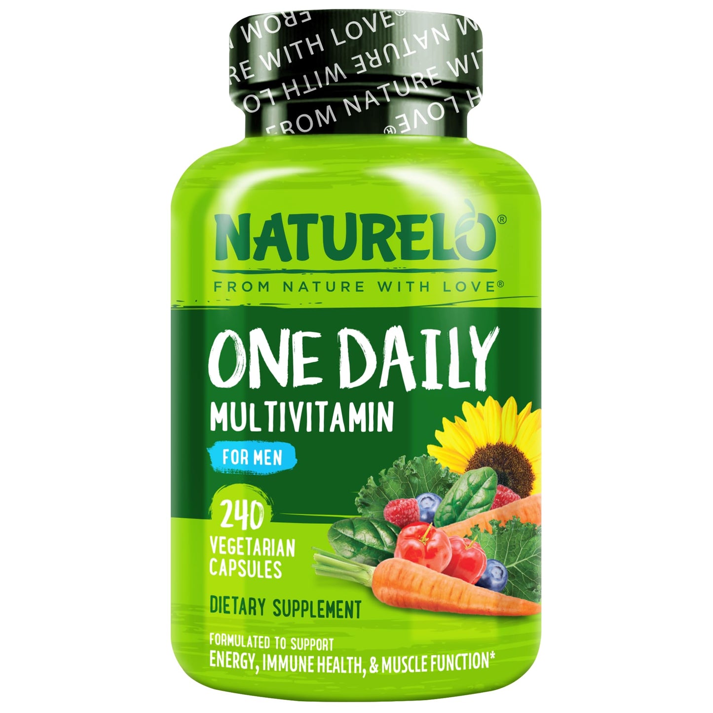 NATURELO Mens Multivitamins Capsule 240 Count
