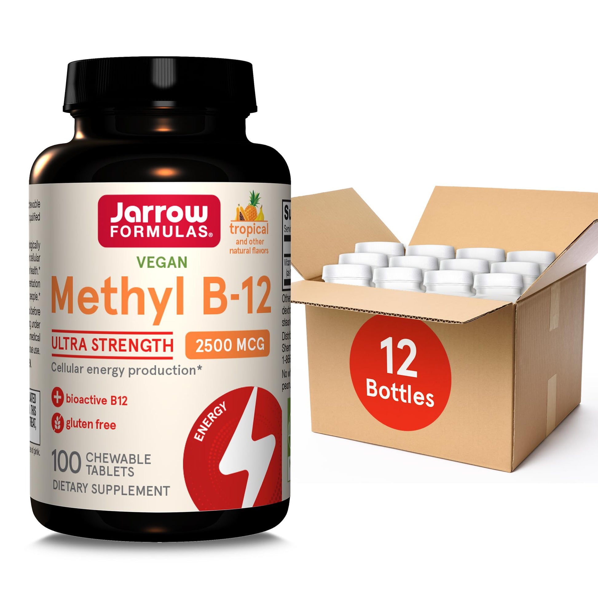 Jarrow Formulas Ultra Strength Methyl B-12 Chewable Lozenges 100
