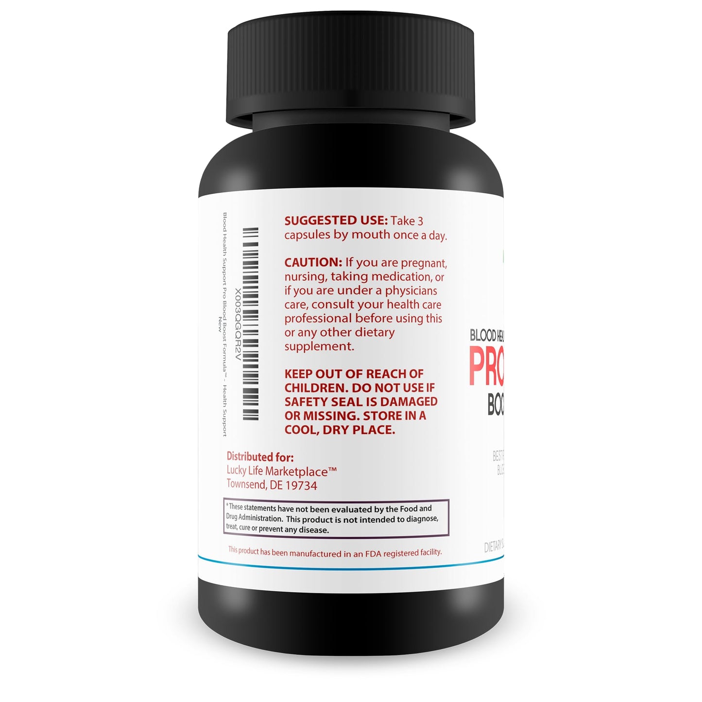 Generic Blood Health Support Pro Blood Boost Formula Capsule, 1 Count