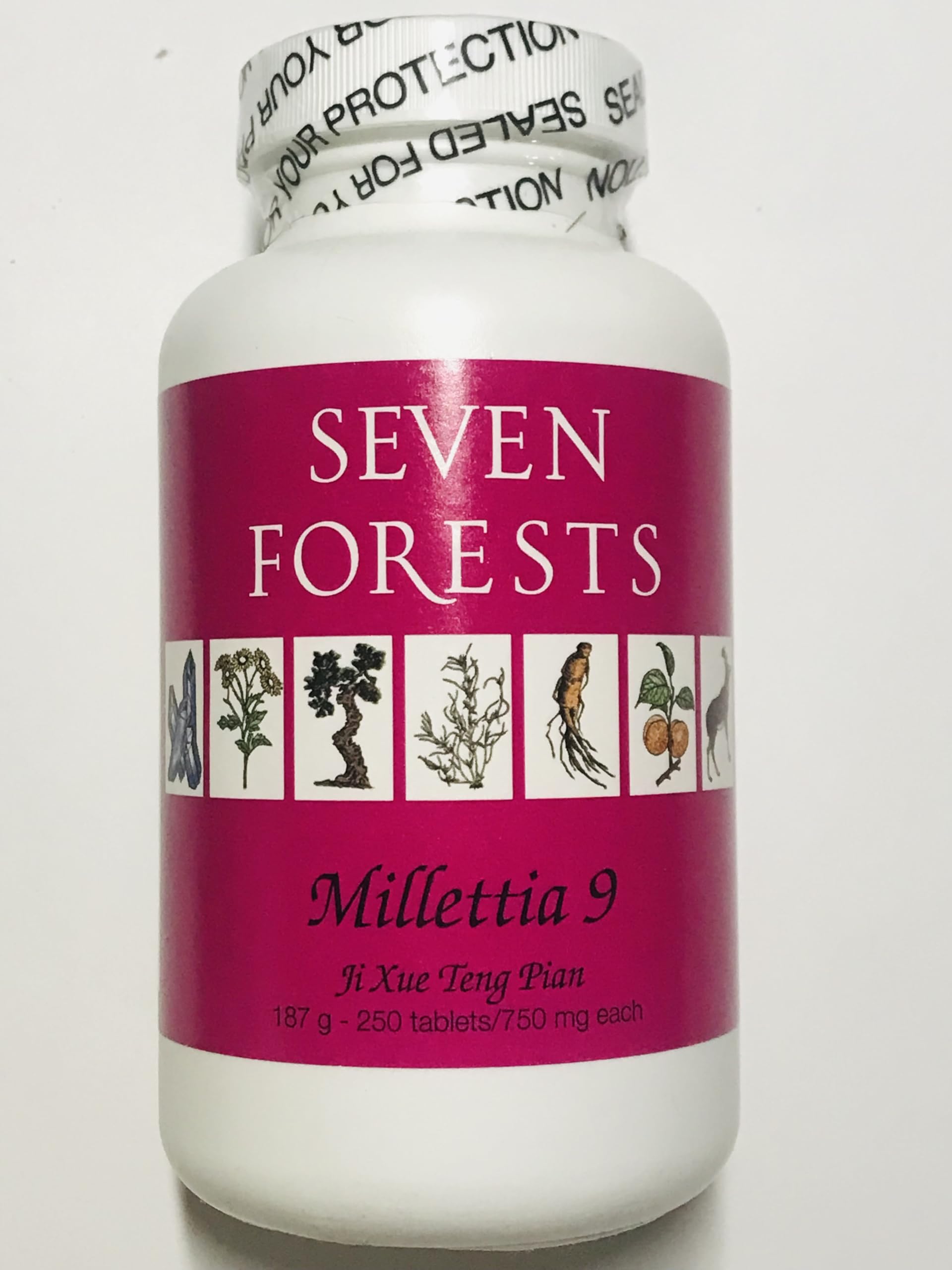 Herbs Direct usa Millettia 9 Ji Xue Teng Pian Tablets, 250 Count