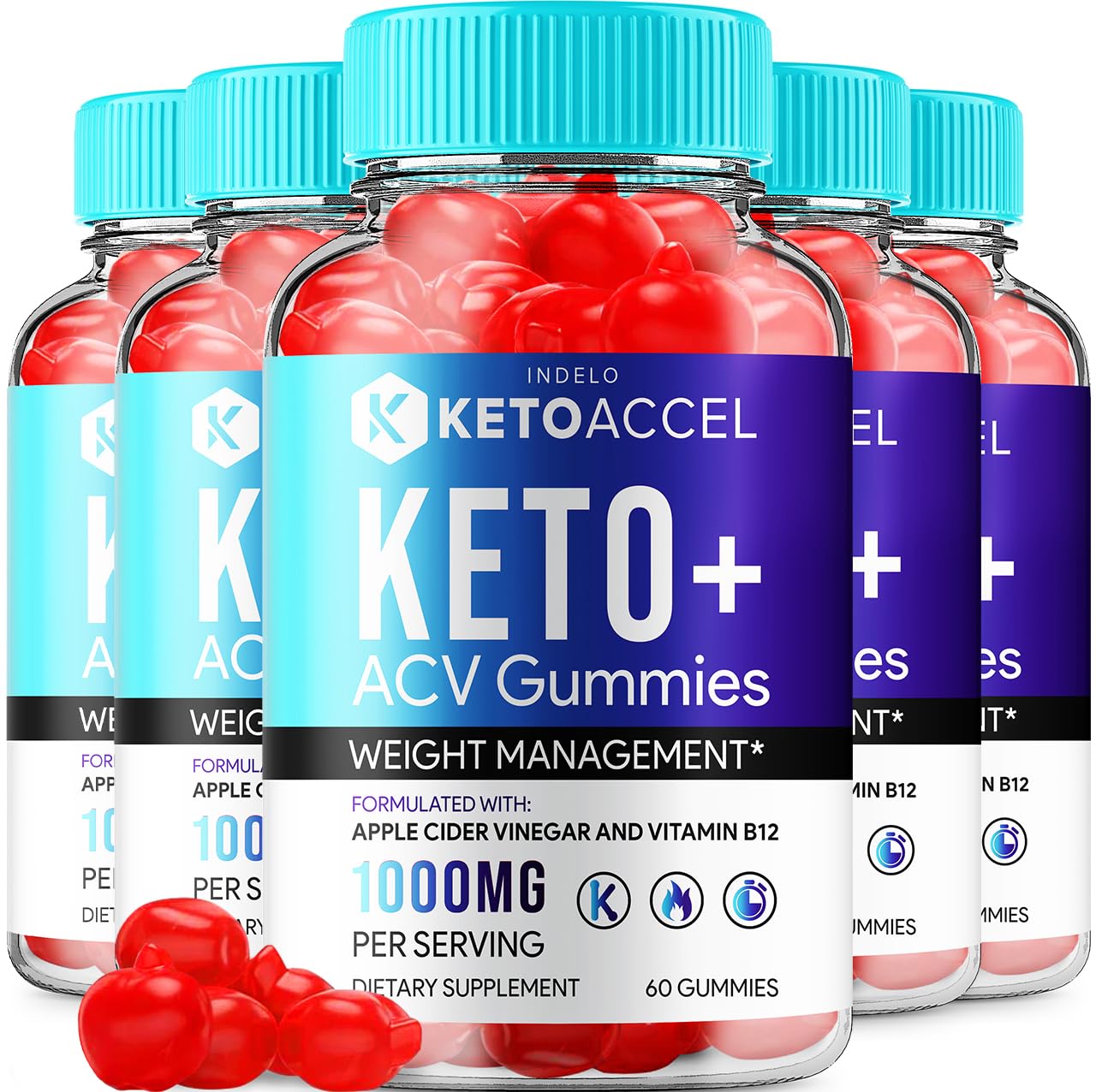 Indelo Keto Accel ACV Gummies 300 Gummies