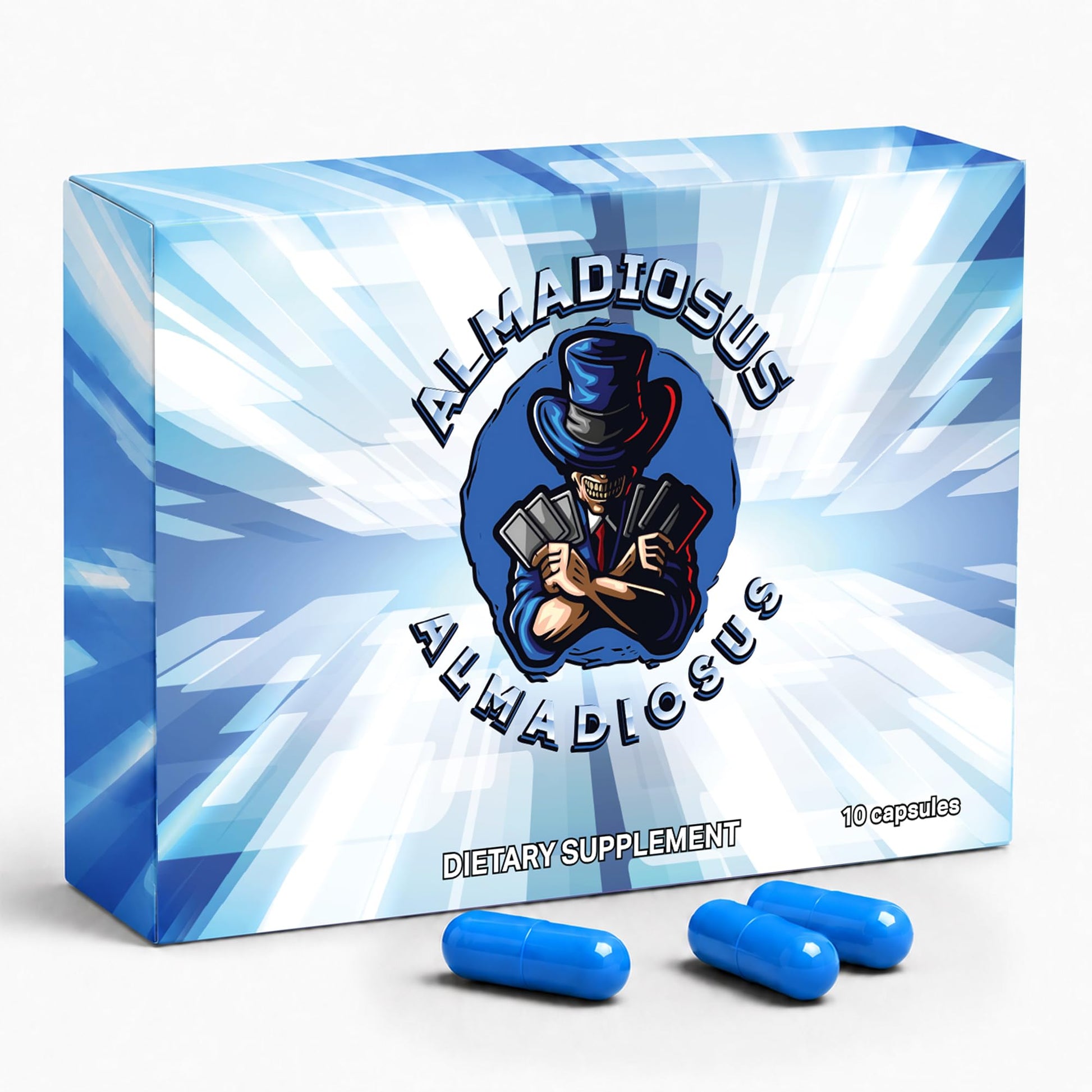 POWERHOUSE FACTORY Men’s Vitality & Energy Support Capsules, 10 Capsules