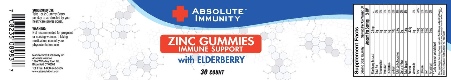 Absolute Nutrition Immunity Gummies Gummy 3 Pack