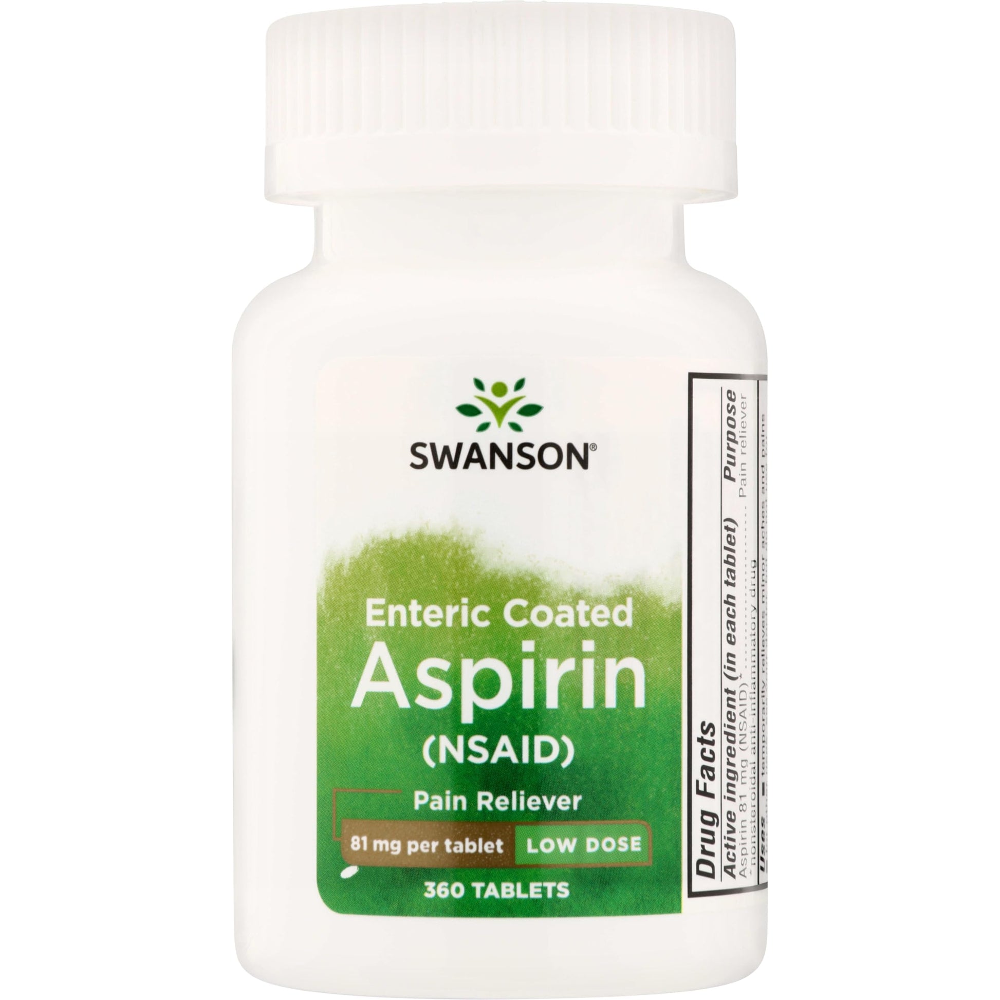 Swanson Spirulina 500 mg Vegan Tablets, 180 Count