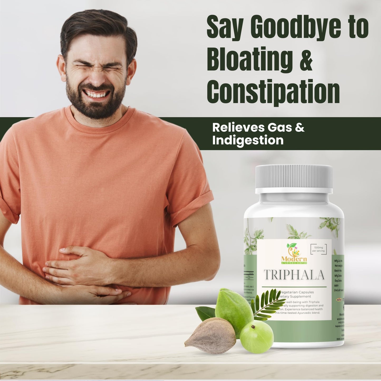 Modern Ayurvedic Centre Triphala Capsules, 120 Capsules
