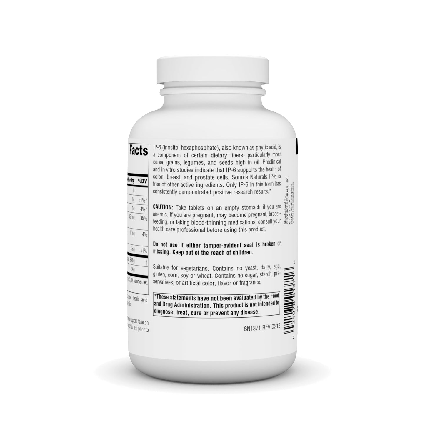 Source Naturals IP-6 Tablet 180 Tablets