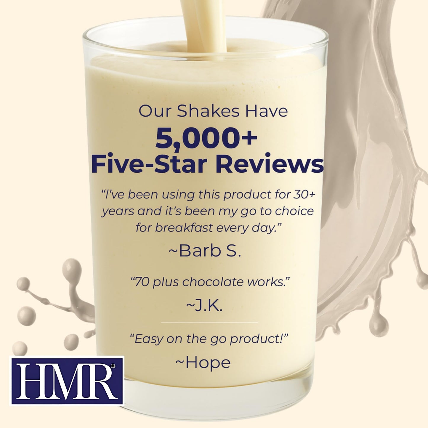 HMR 800 Vanilla Meal Replacement Shake Mix Powder 11.13 Ounce