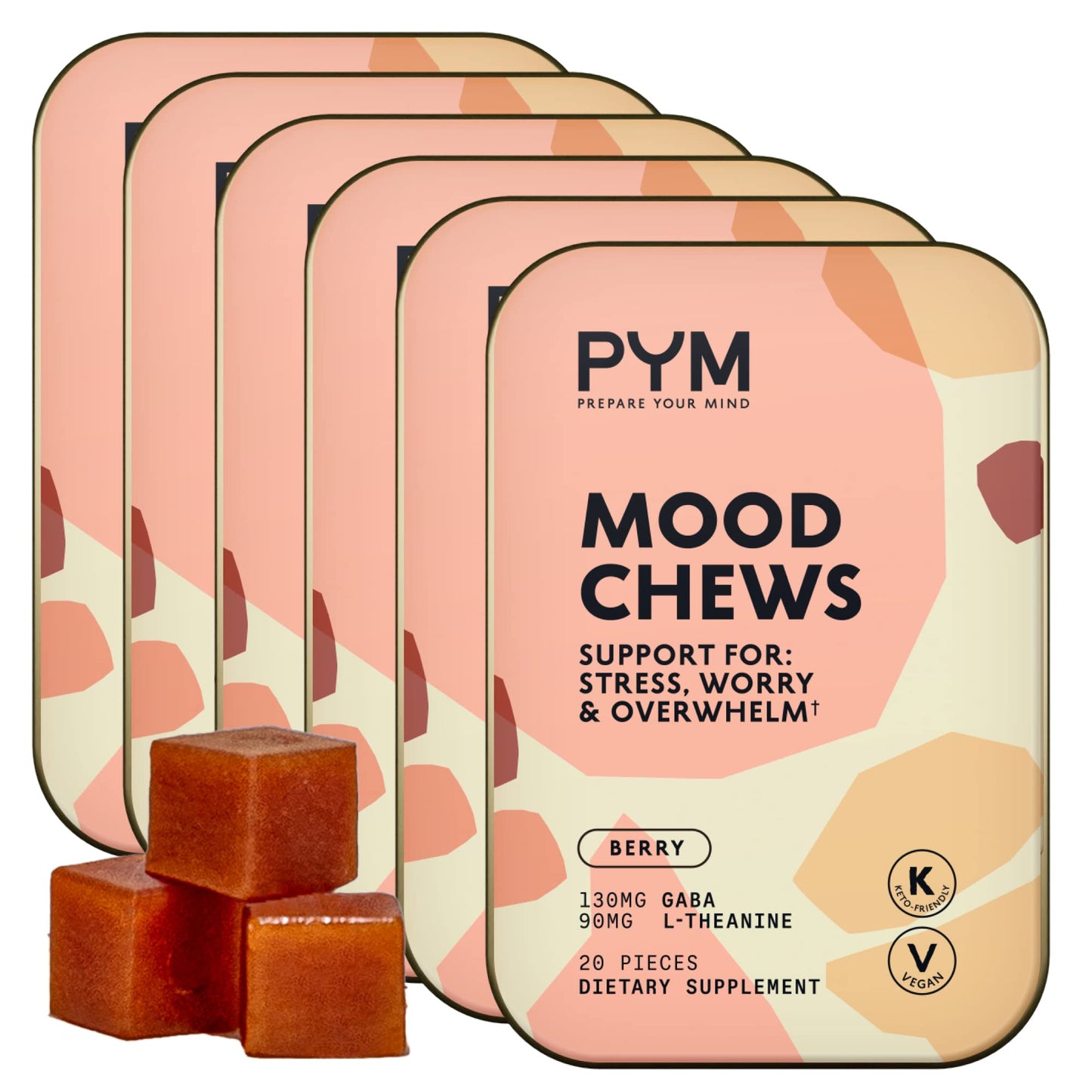 PYM Health Berry Mood Chews Gummy 120