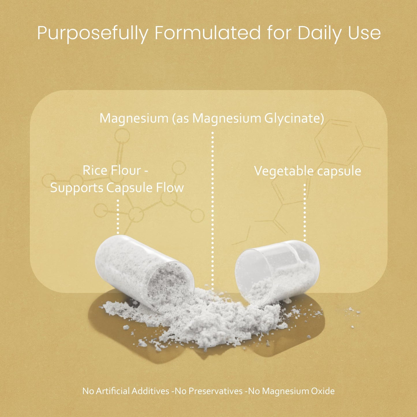 NaturaLife Labs Magnesium Glycinate 450 mg per Serving, 120 Capsules