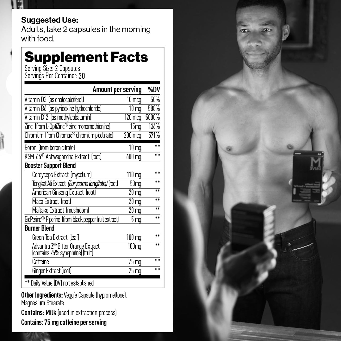 Mdrive Multivitamin Boost and Burn Capsule, 1 Capsule