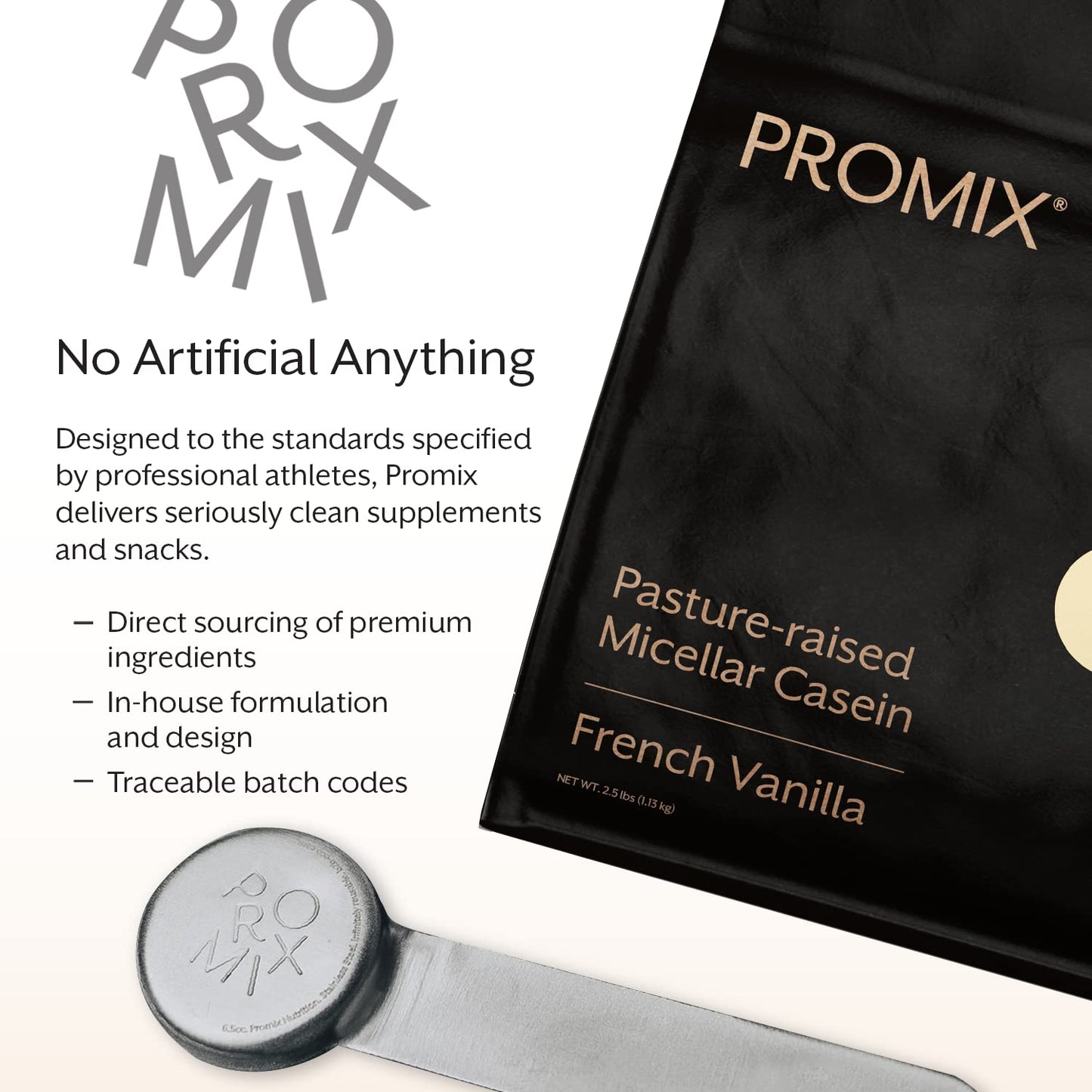 ProMix Nutrition Casein Protein Powder Vanilla 40 Servings