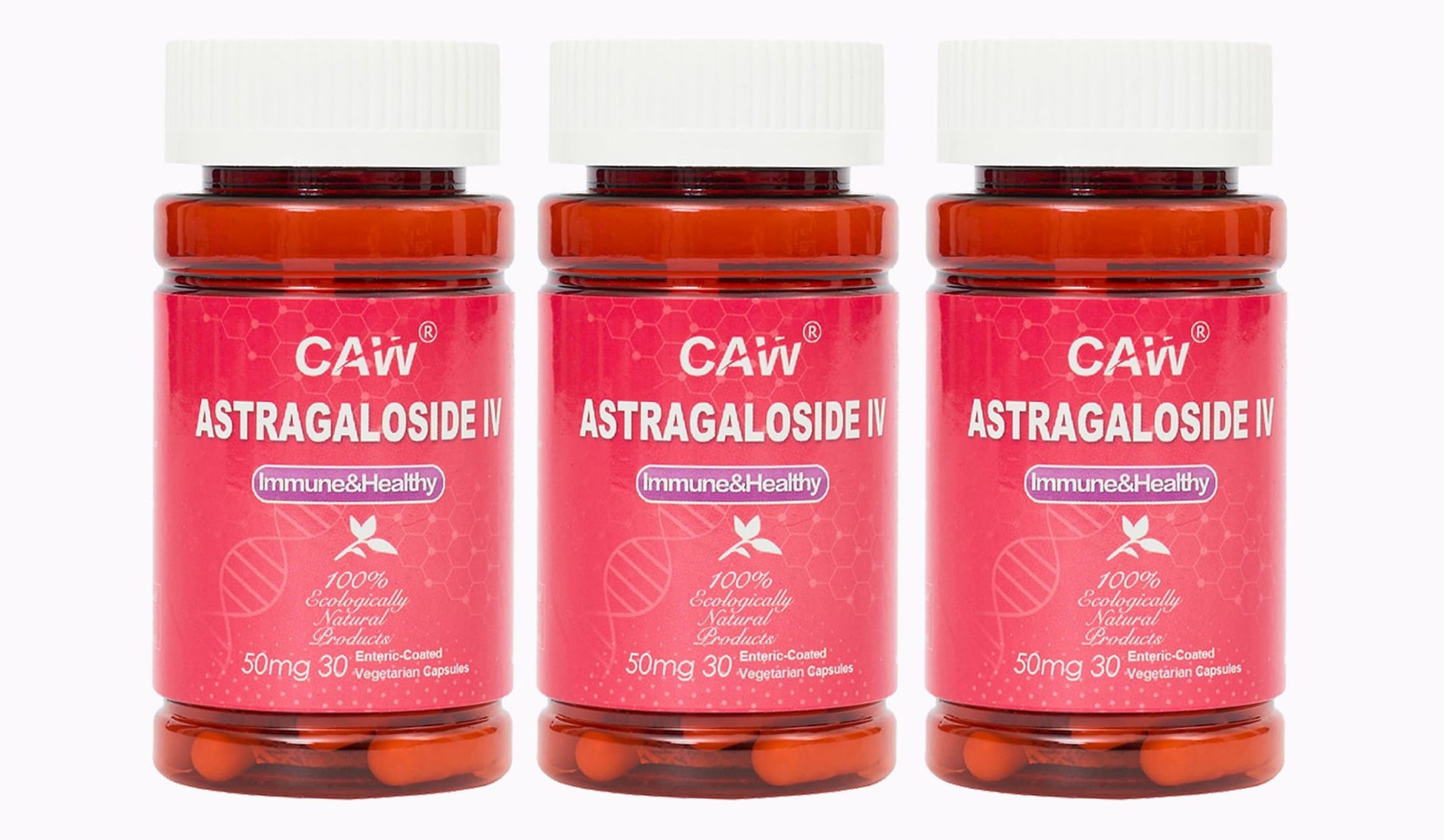 CAW Max Absorption Astragaloside IV 98% 50mg Capsules, 90 Count