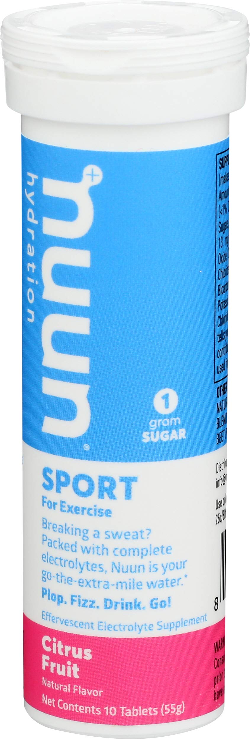 Nuun Sport Hydration Citrus Fruit Tablets, 1 Tablet