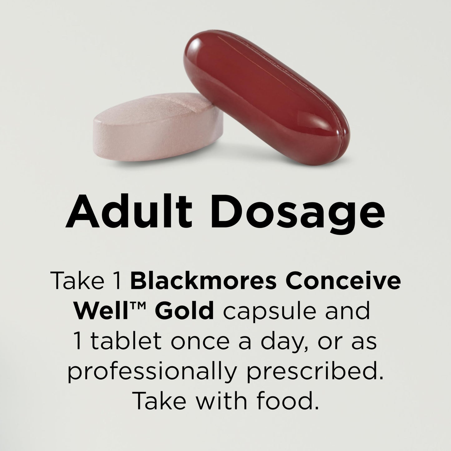 Blackmores Conceive Well Gold Tablets and Capsules, 28 Tablets + 28 Capsules