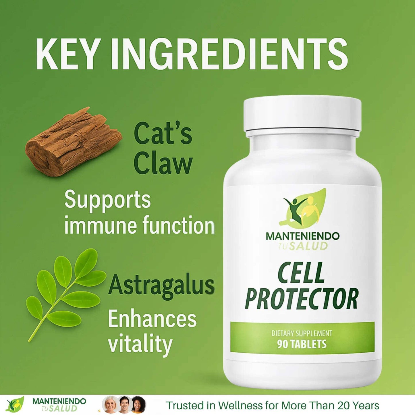 Manteniendo Tu Salud Cell Protector Tablets, 90 Tablets