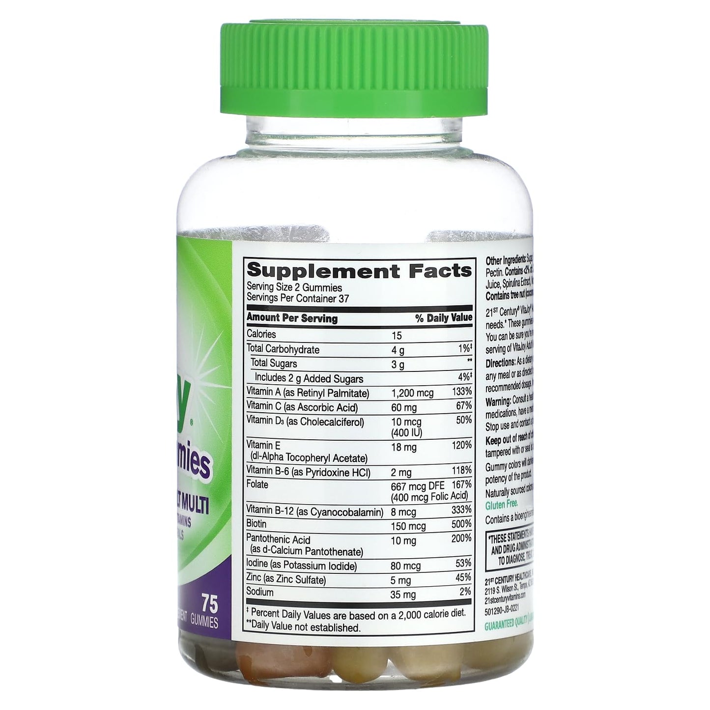 21st Century Vitajoy Multi Gummies, 75 Count