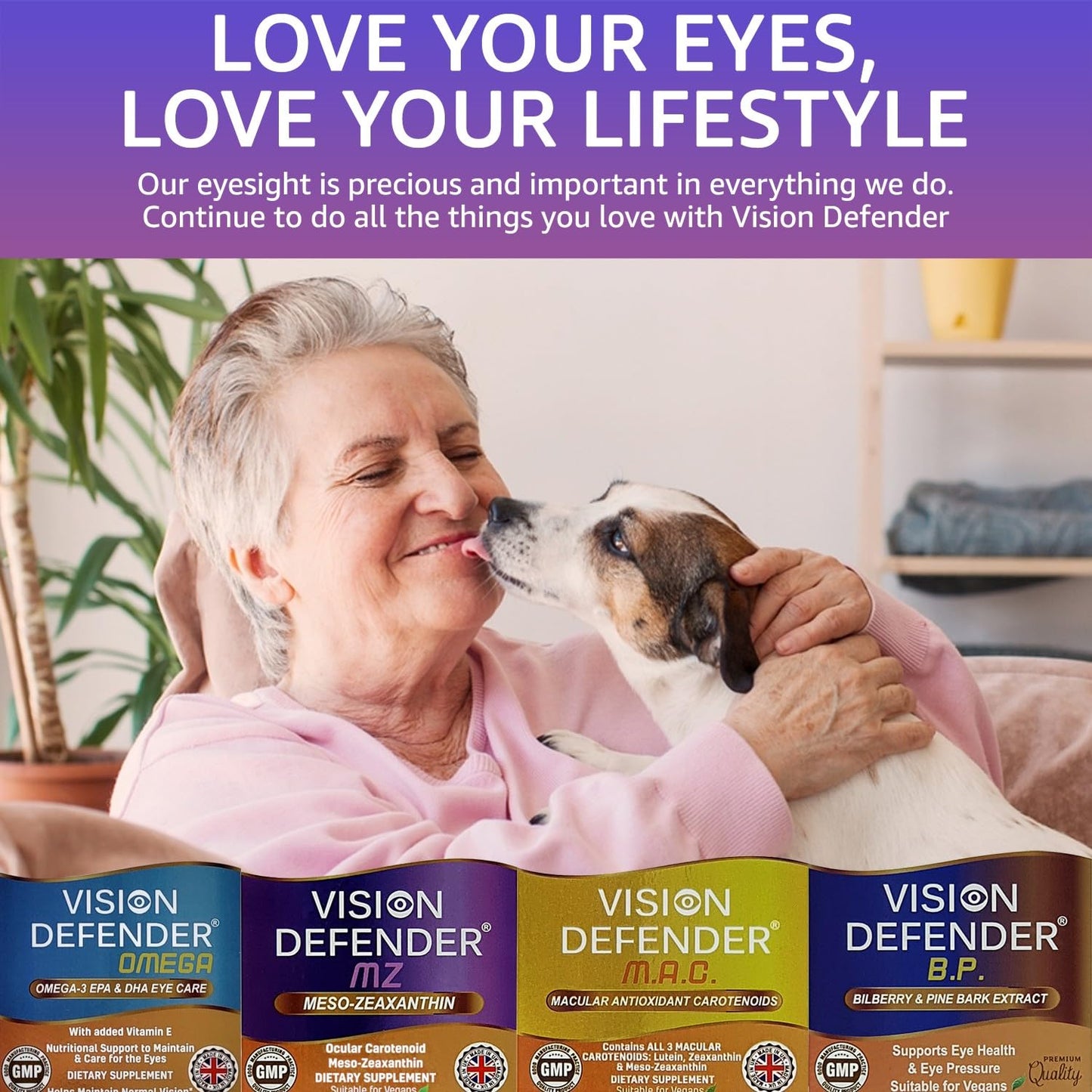 Intelligent Formula Vision Defender Meso Zeaxanthin Eye Supplement Capsule 90 Capsules